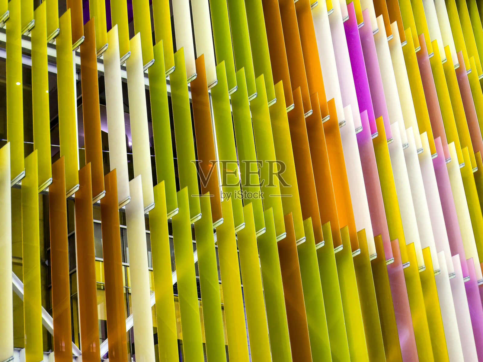 装饰亚克力塑料板内部五颜六色的白黄褐色照片摄影图片