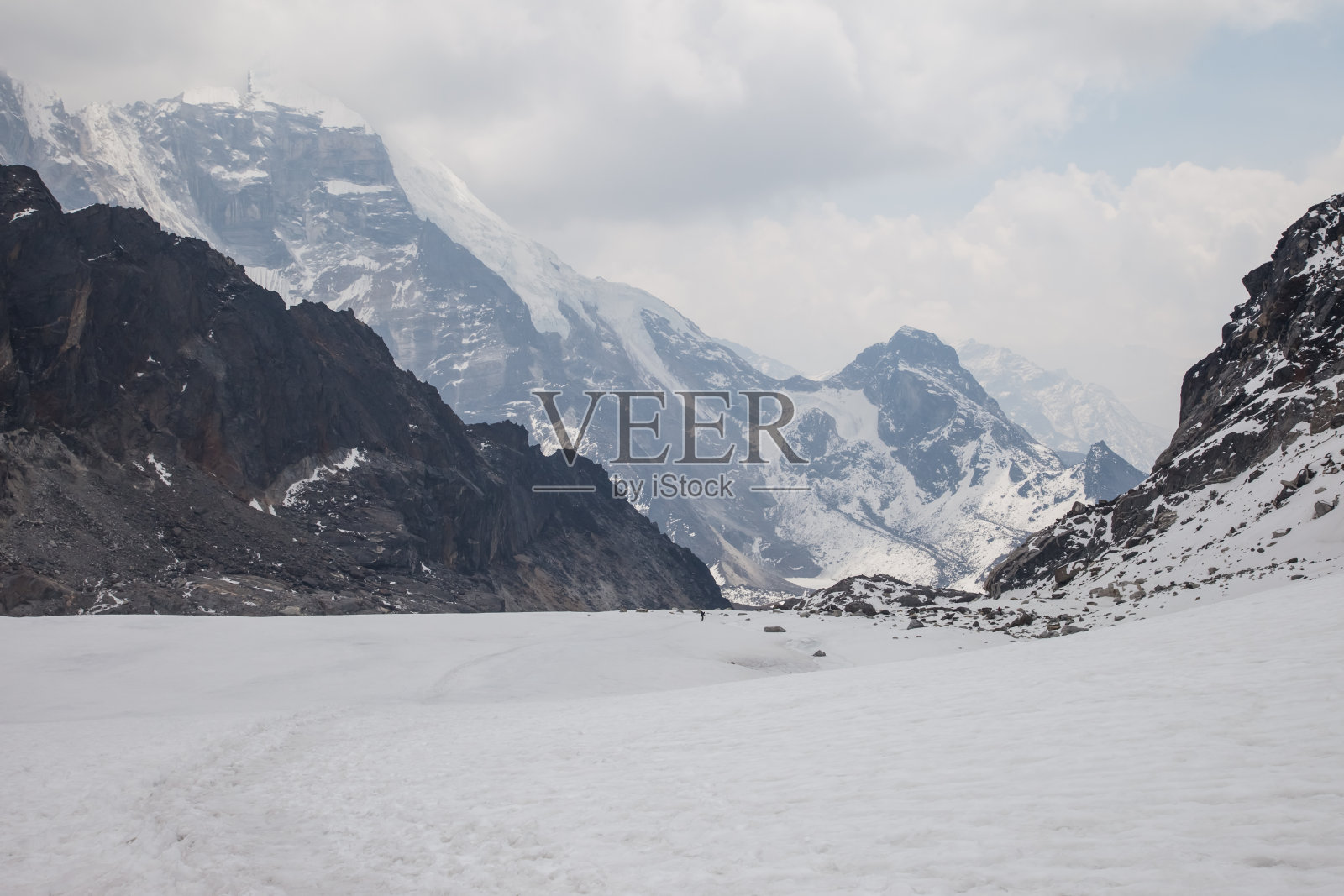 通往珠穆朗玛峰的小径照片摄影图片