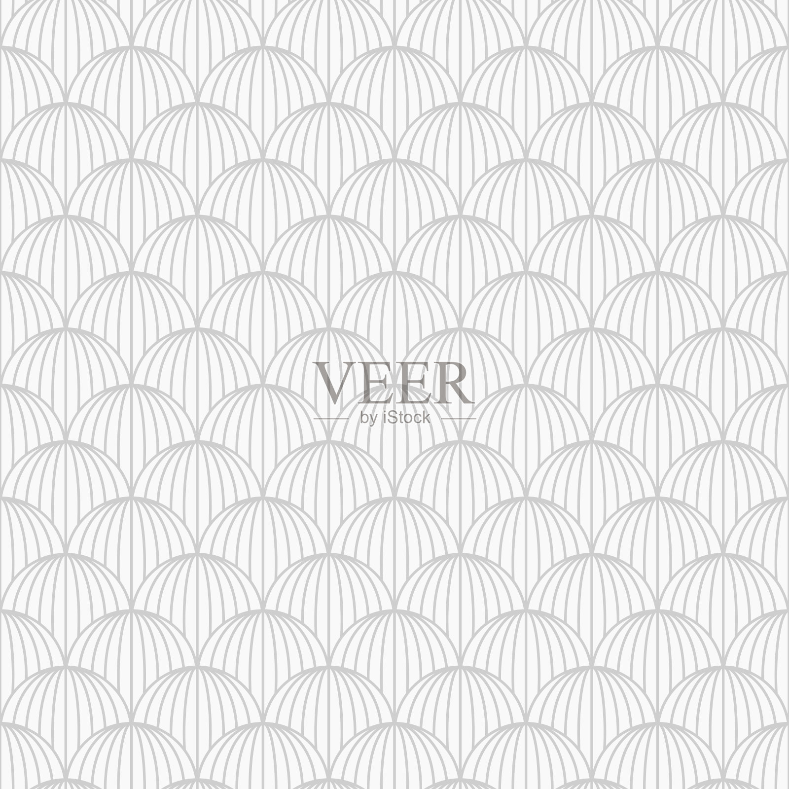 带有球面的几何图案插画图片素材