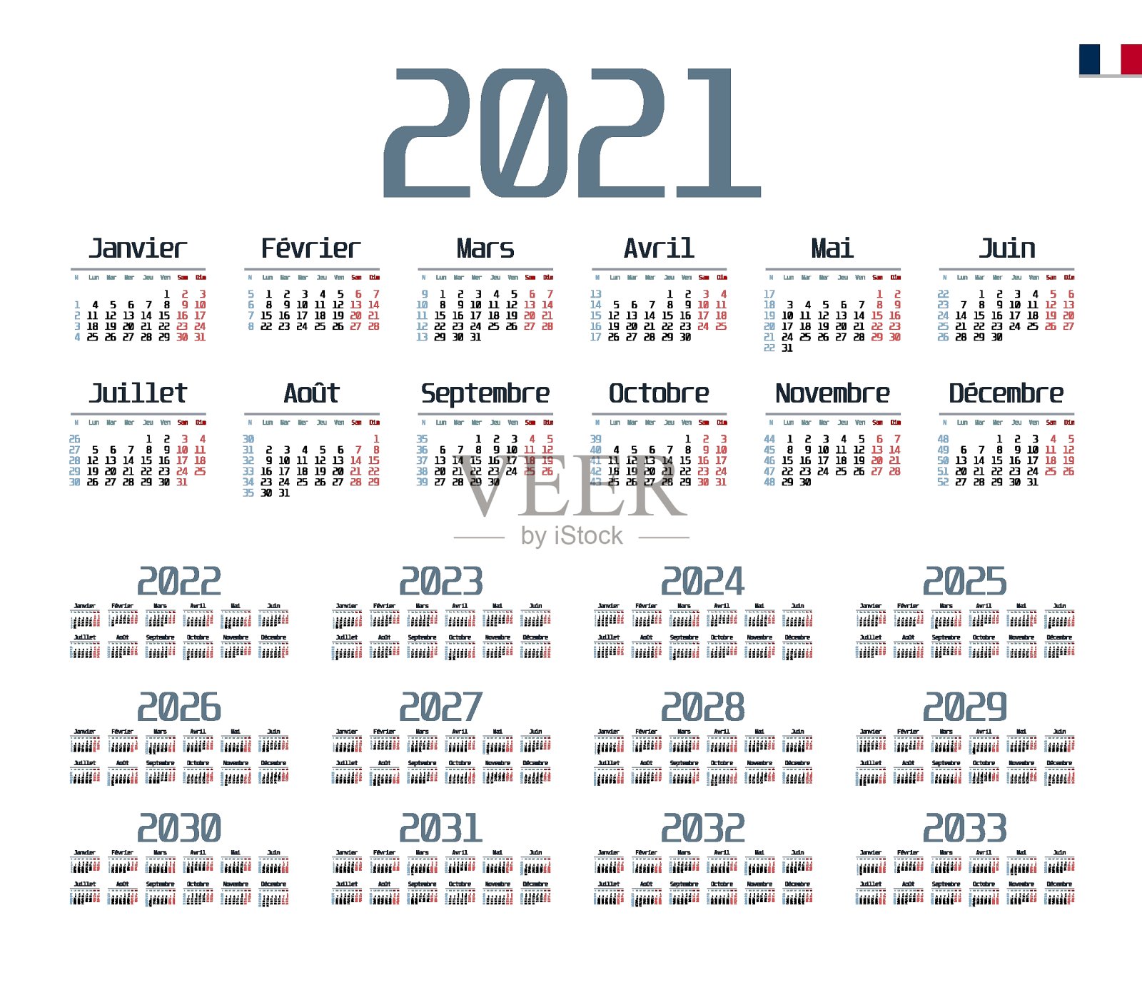 白色背景上的数字特写镜头设计模板素材