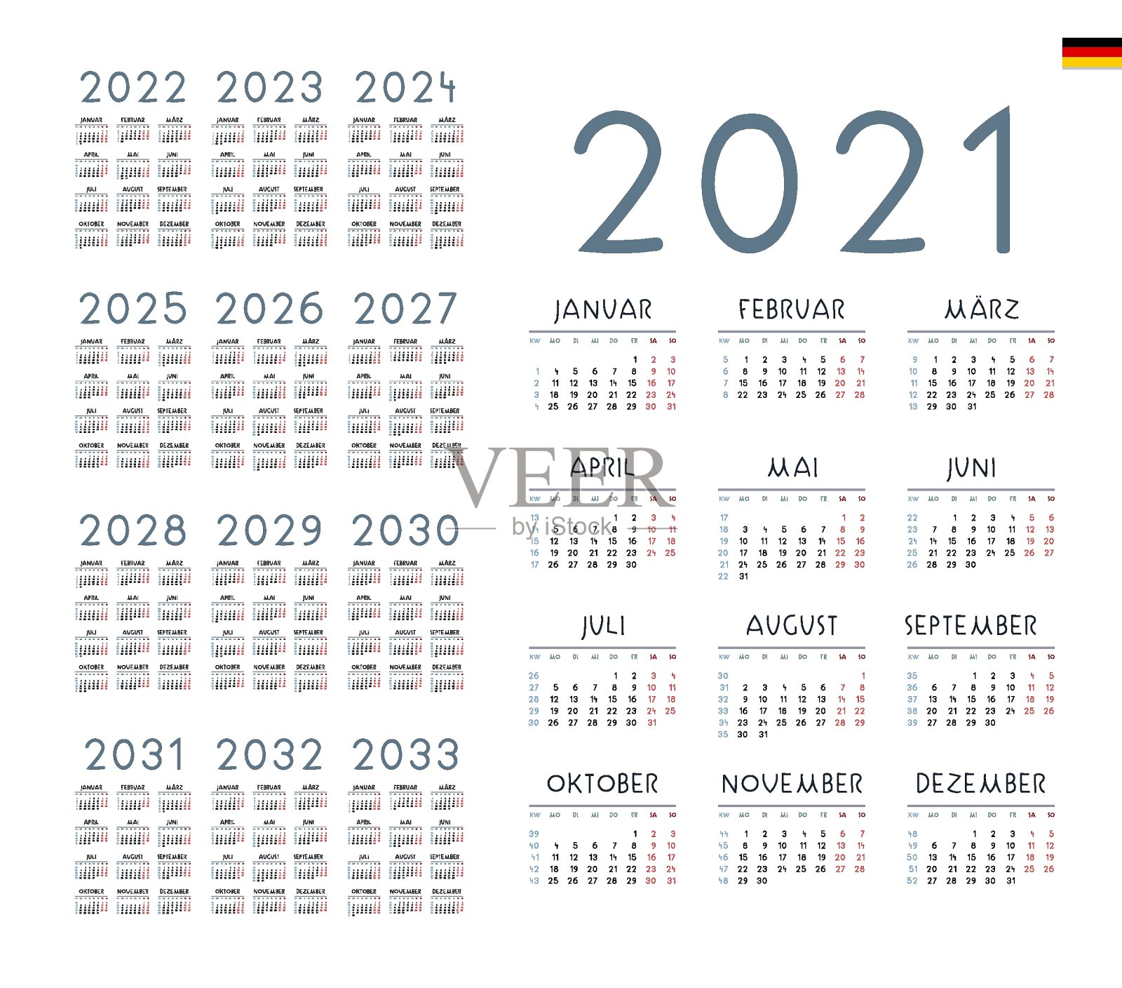 白色背景上的数字特写镜头设计模板素材