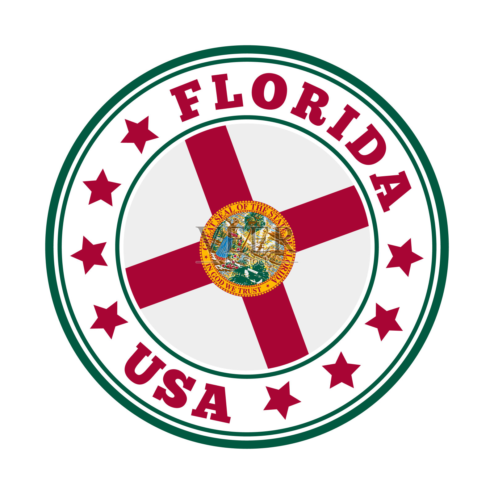 佛罗里达的迹象。设计元素图片