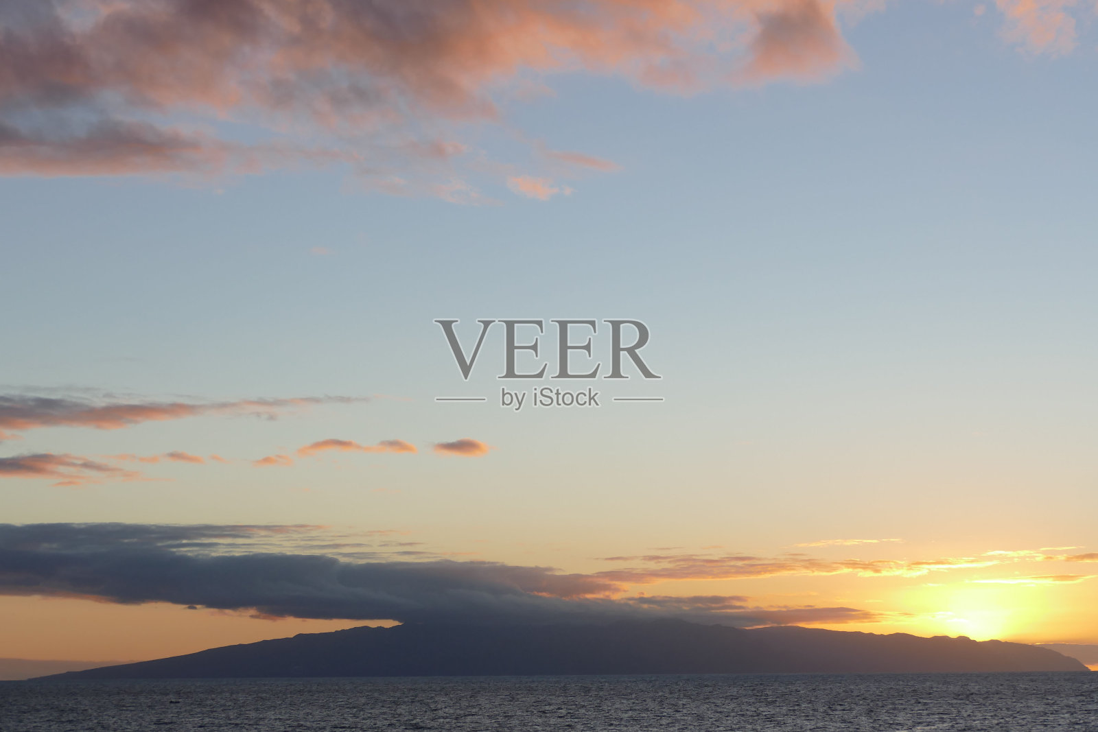 漂亮的日落照片摄影图片