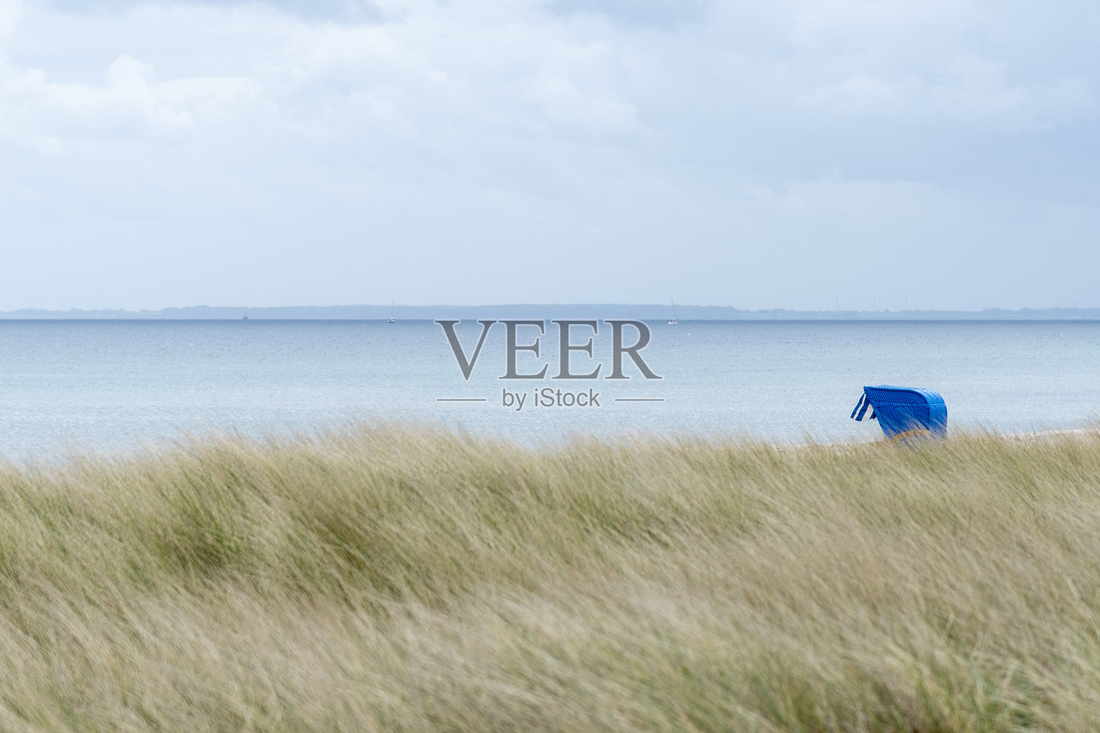 波罗的海海滩篮子Schönhagen附近照片摄影图片