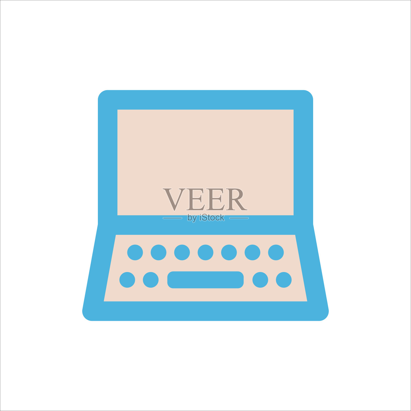 笔记本图标平面矢量符号设计流行图标素材