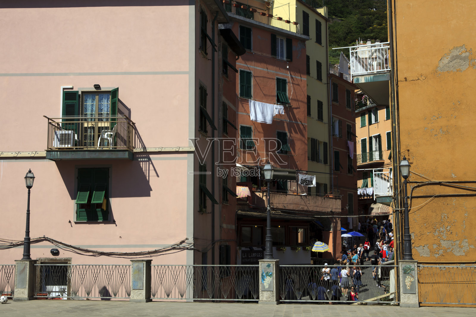 五个地球，拉香料，利古里亚，意大利照片摄影图片