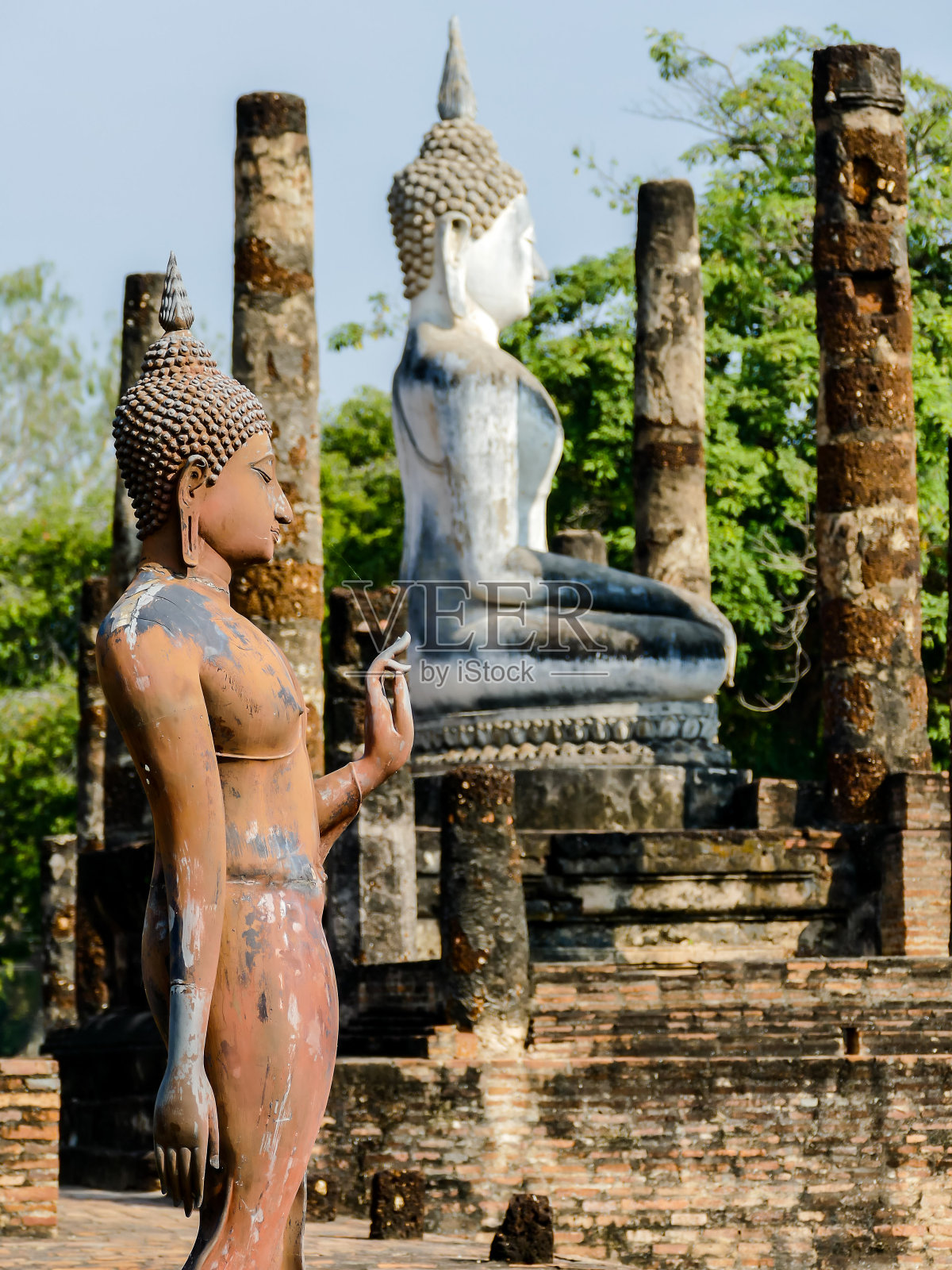 佛像在泰国大城府，数码照片图片为背景照片摄影图片