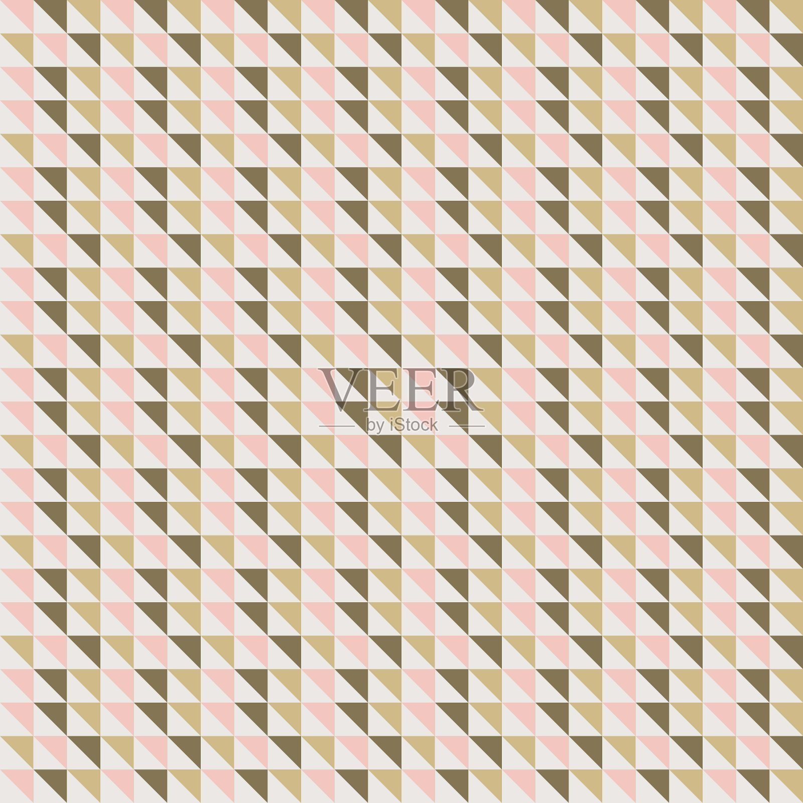 重复的背景三角形和正方形。插画图片素材