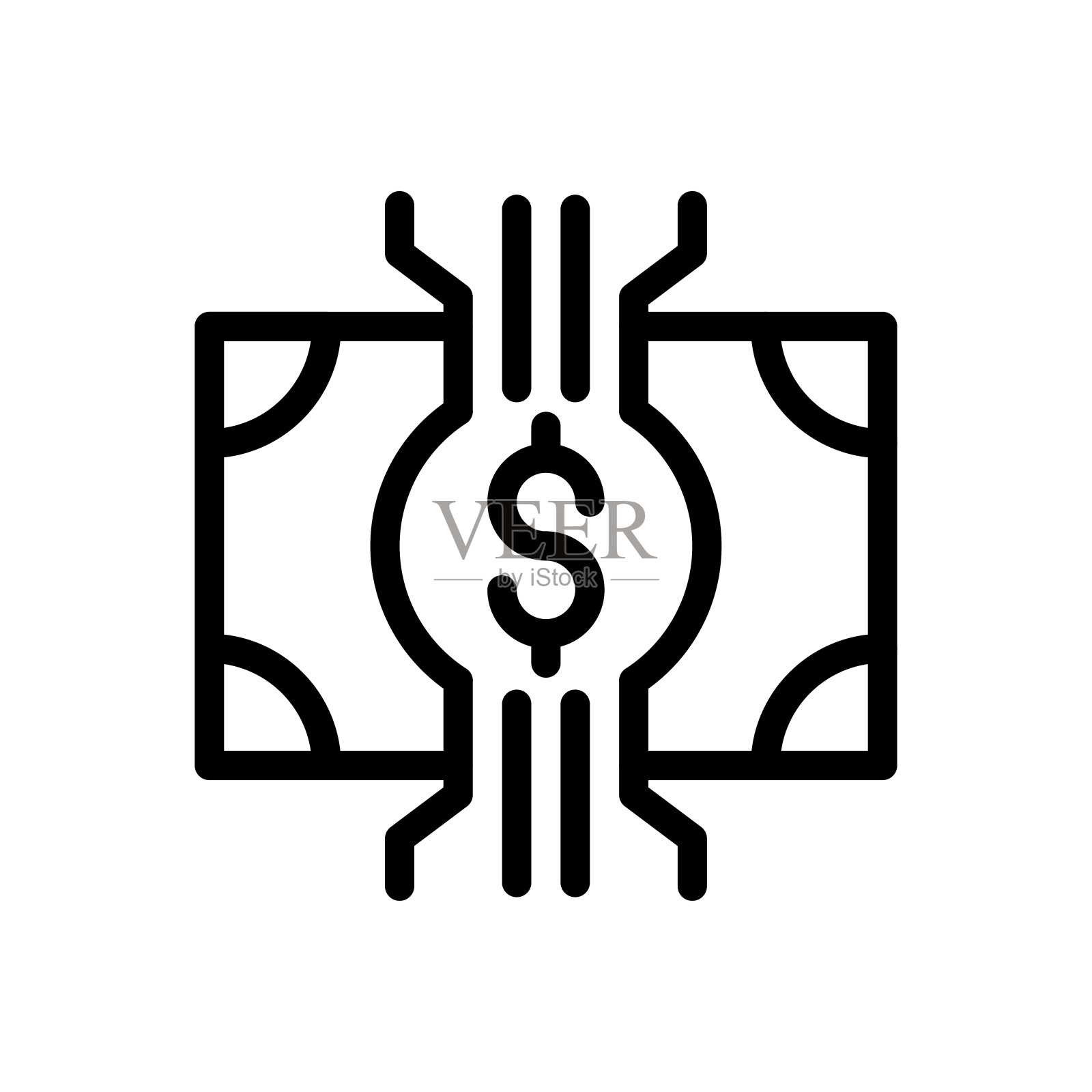 现金插画图片素材