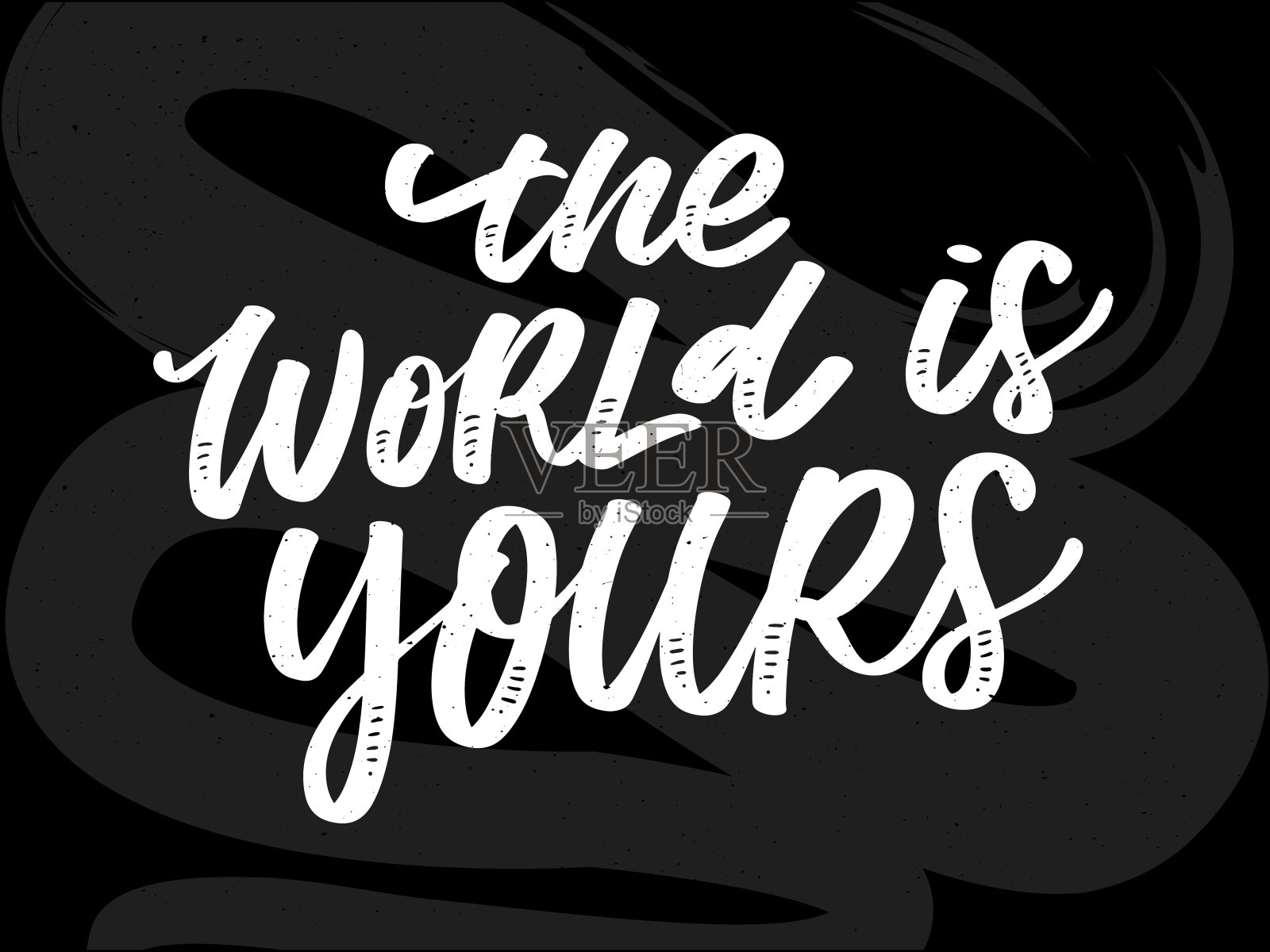 旅行生活方式灵感语录刻字。动机排版。书法平面设计元素。旧的方法不能打开新的大门。让我们去探索。每张图片都有一个故事插画图片素材