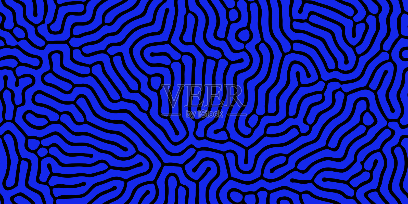 无缝的有机，生物模式。珊瑚之类的抽象形状。插画图片素材