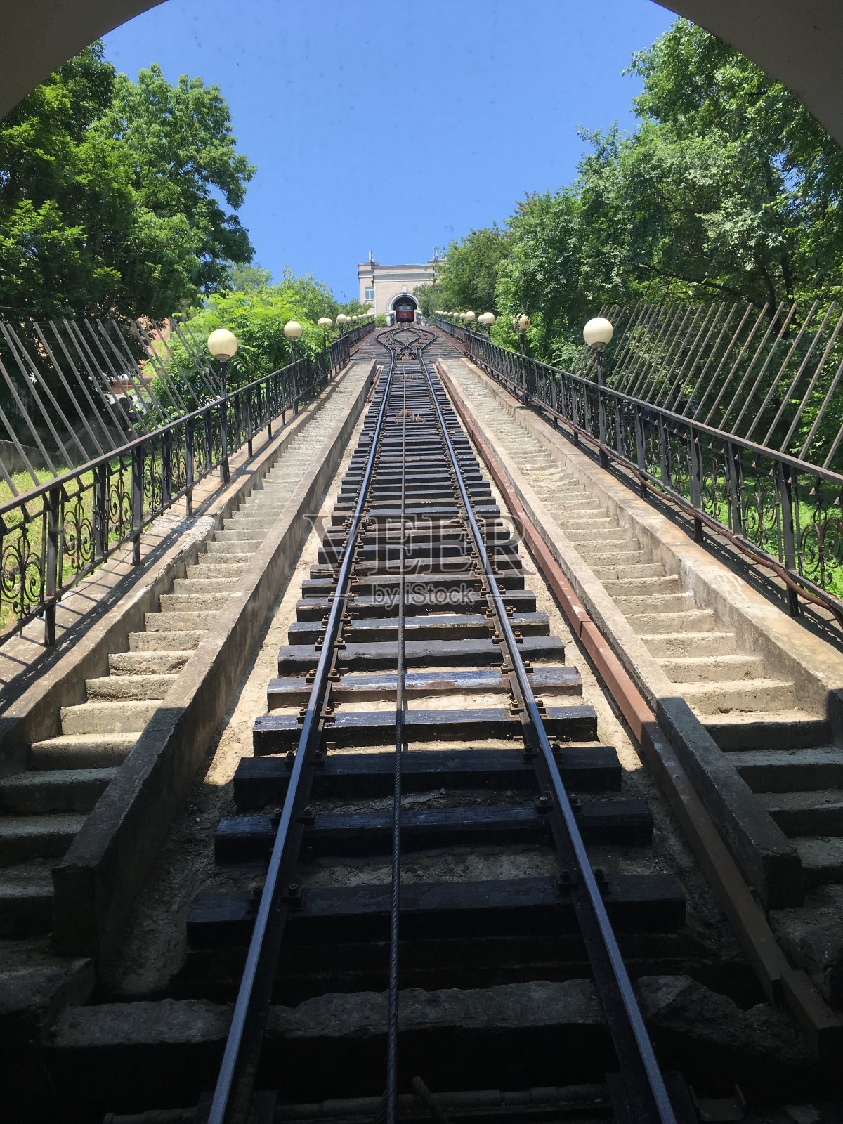 符拉迪沃斯托克的缆车照片摄影图片