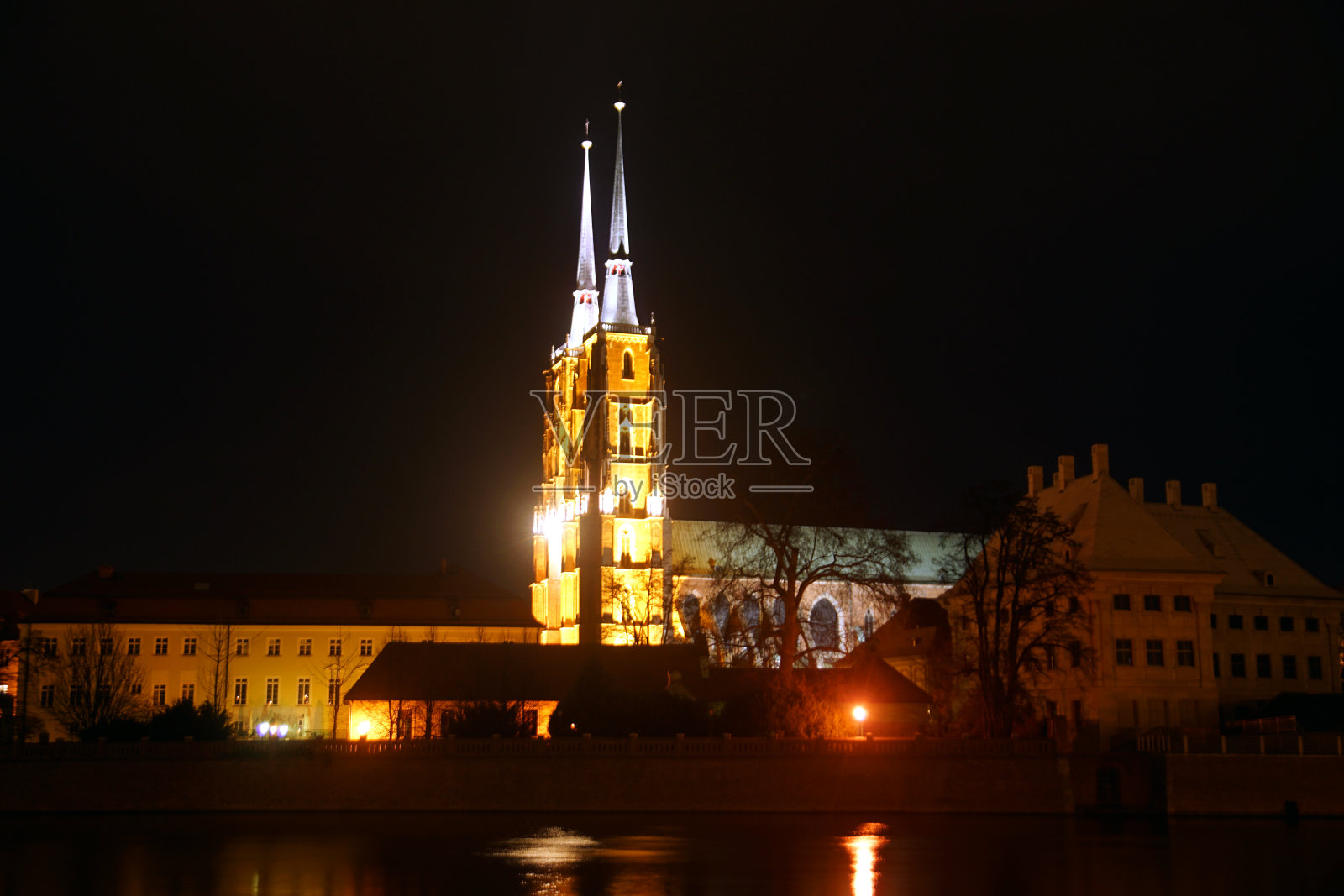 波兰弗罗茨瓦夫圣约翰施洗者大教堂照片摄影图片