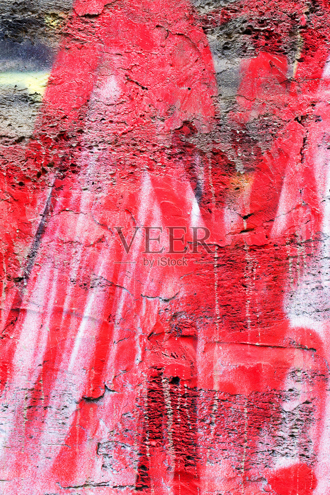 真实的背景漆混凝土，饱经风霜，有裂缝和划痕。景观风格。低劣的混凝土表面。很棒的背景或纹理。照片摄影图片