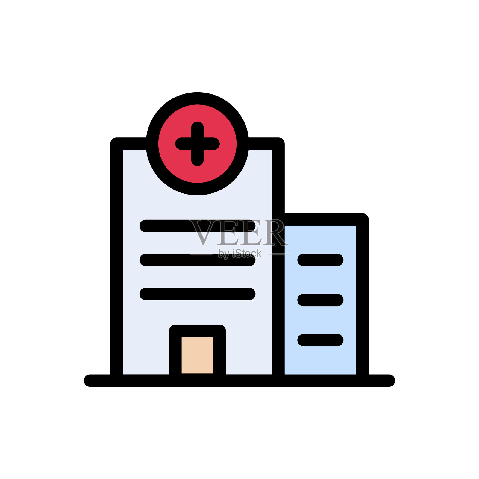 诊所插画图片素材