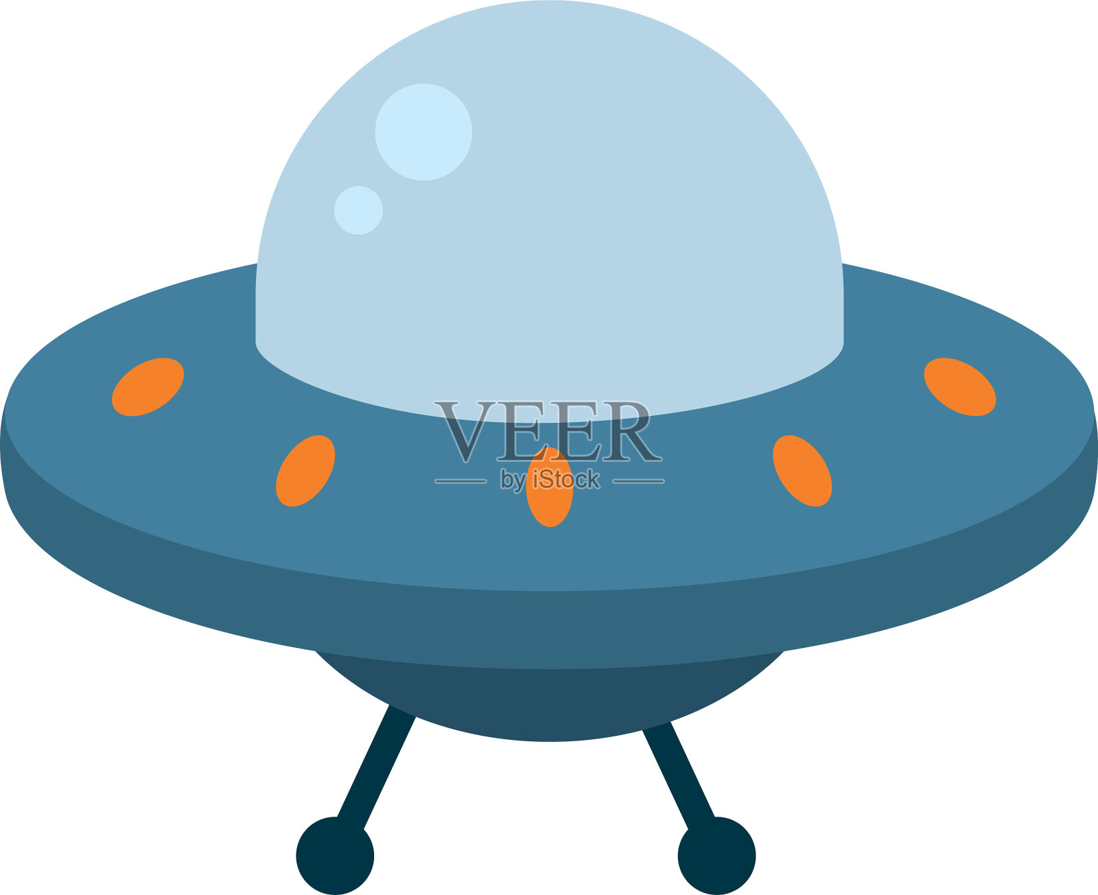 孤立的火箭平面风格图标设计设计元素图片