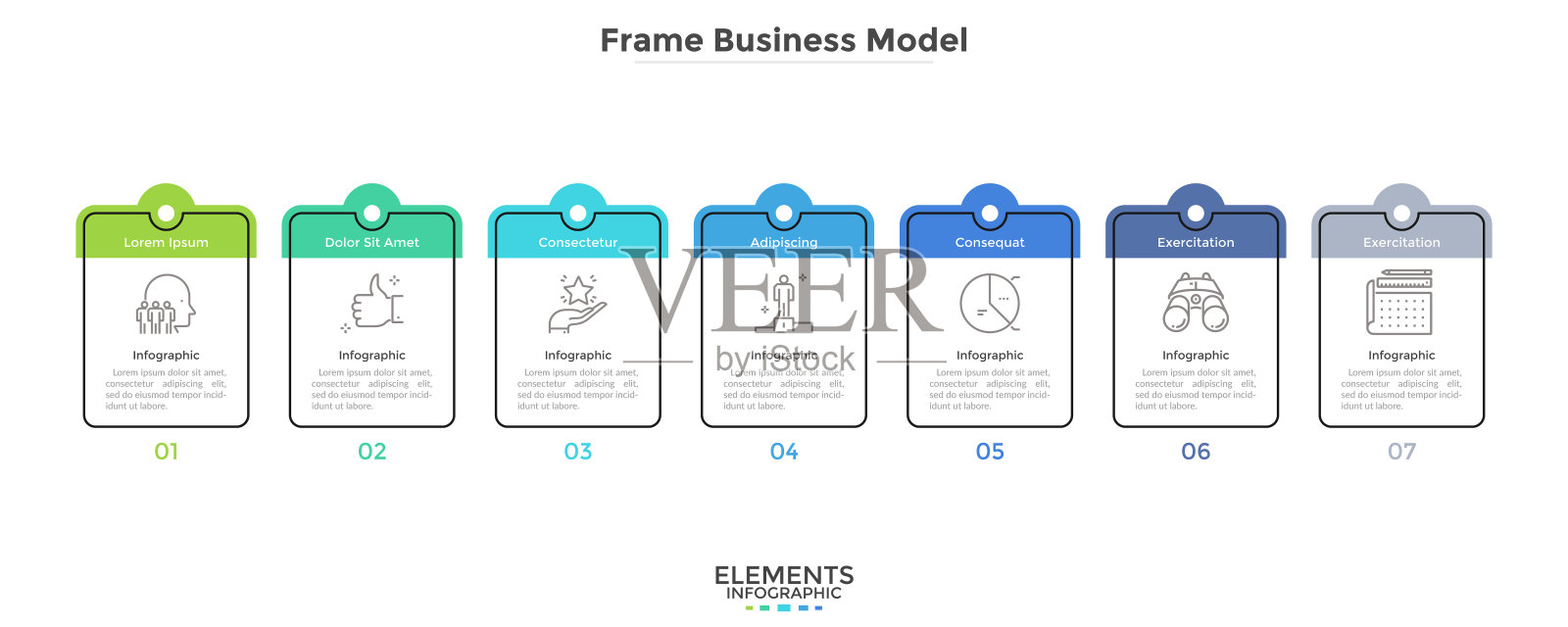 现代信息模板设计模板素材