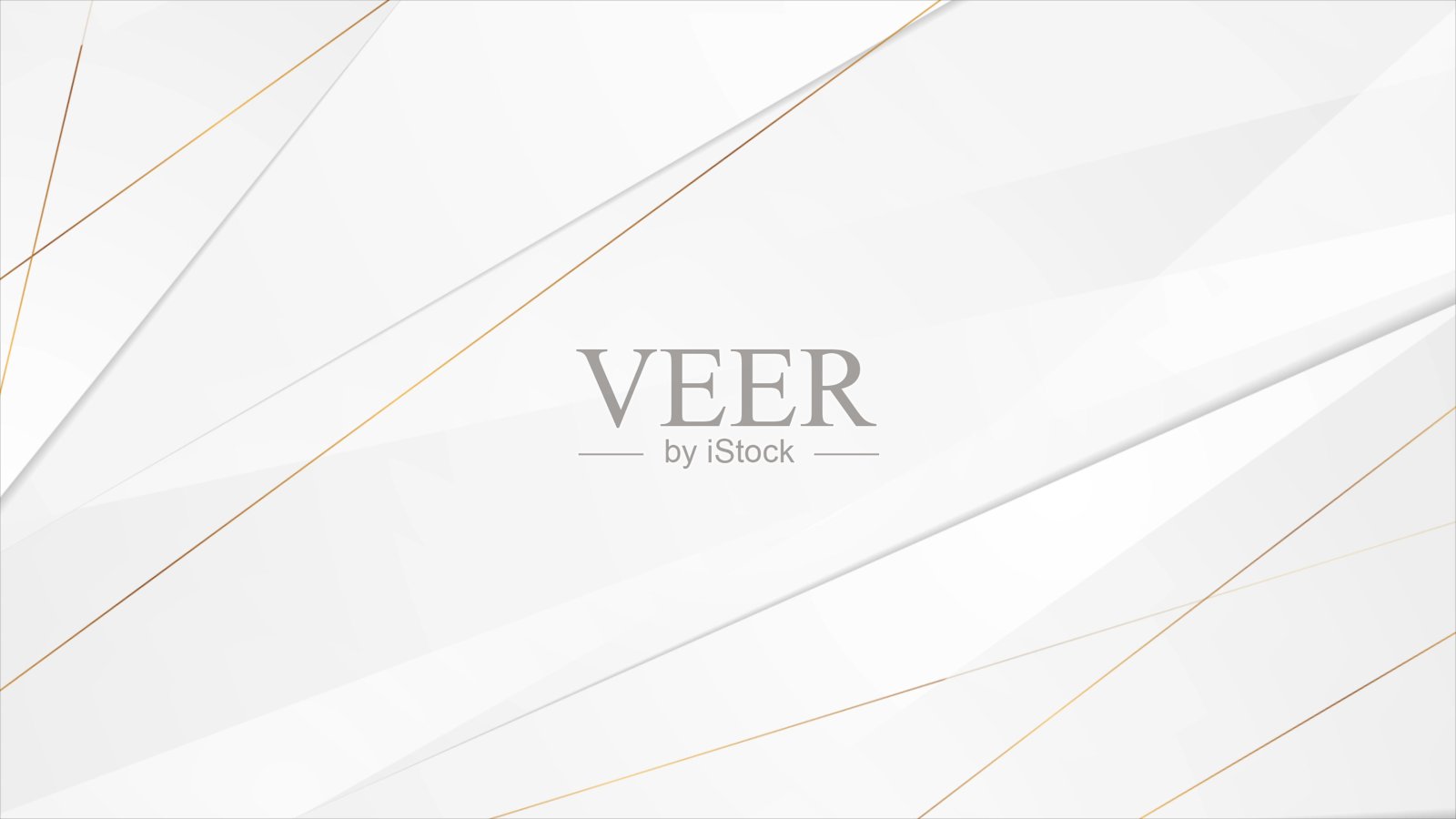 灰色的公司背景与金色的线条插画图片素材