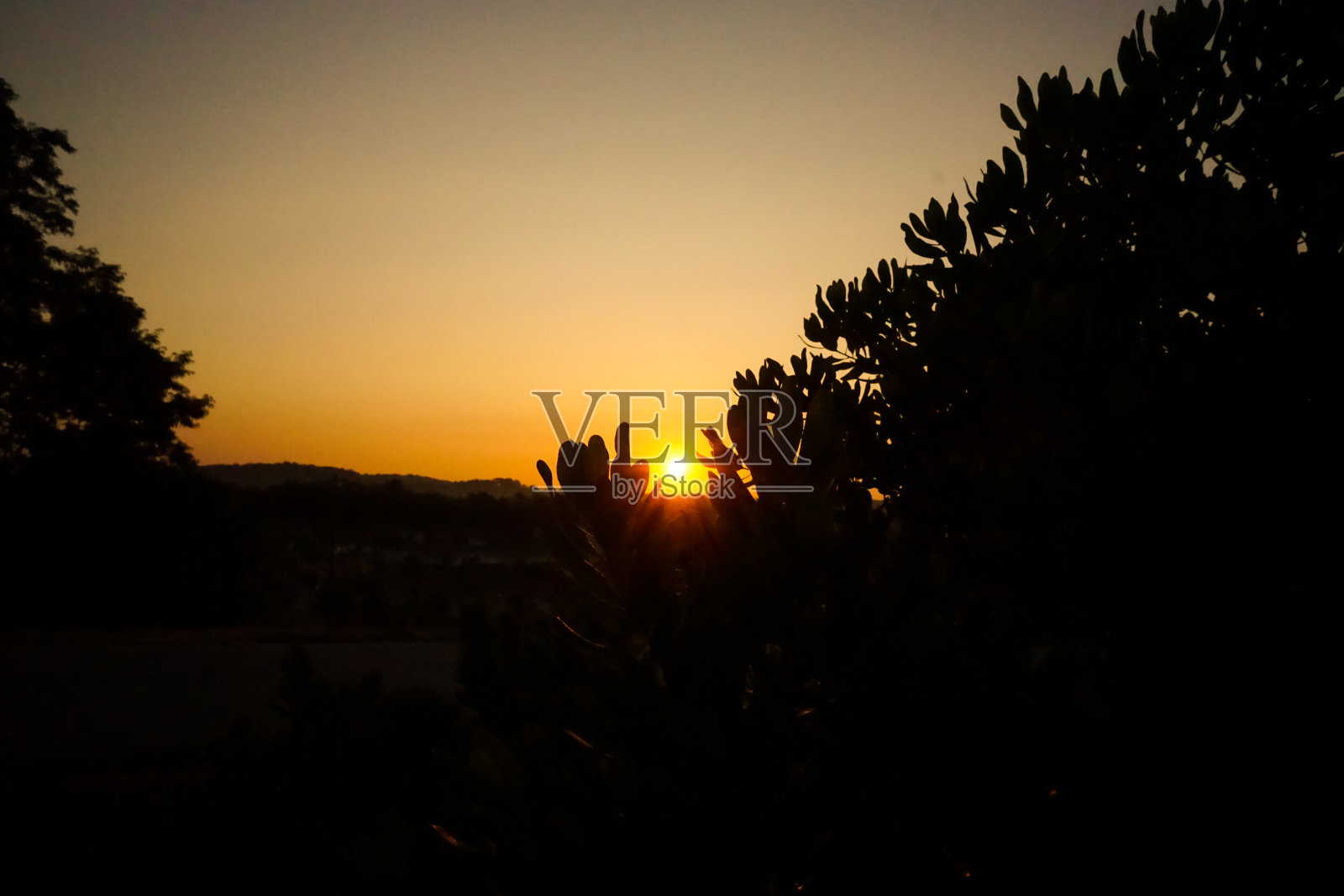 日落镜头球照片摄影图片