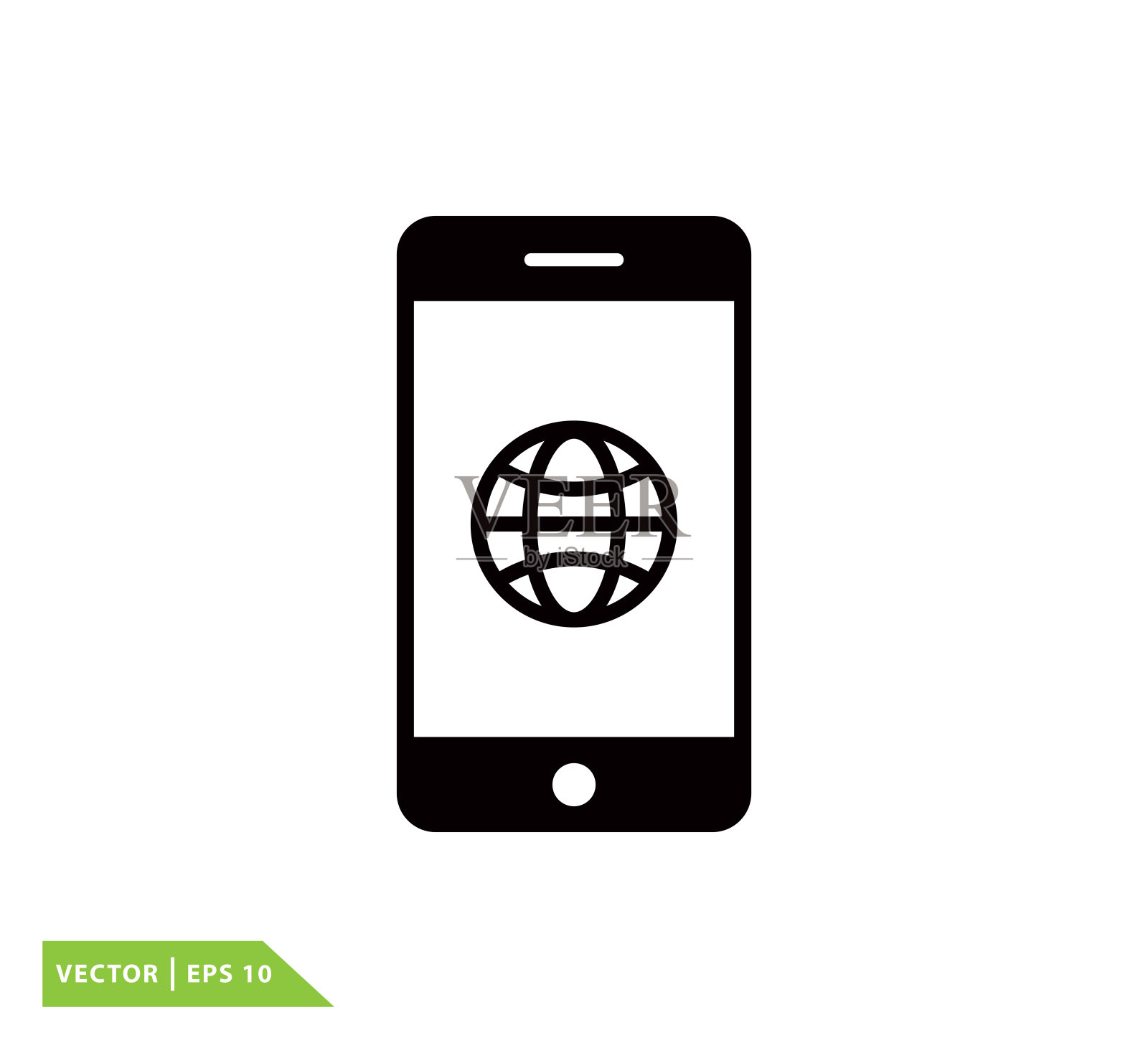 智能手机图标矢量插图插画图片素材