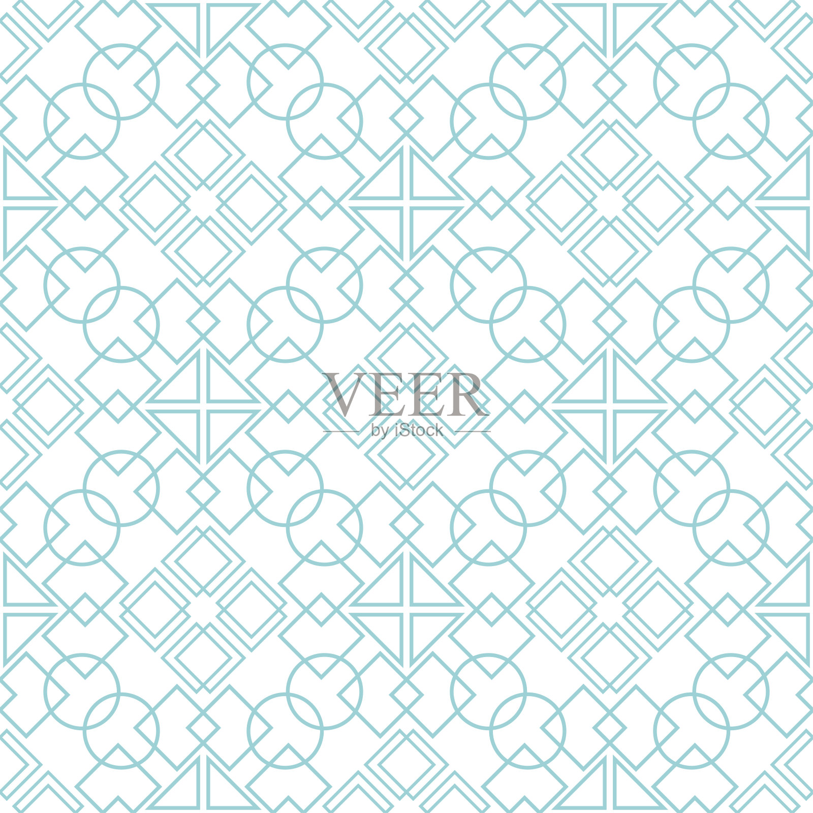 几何无缝的背景。白色蓝图插画图片素材