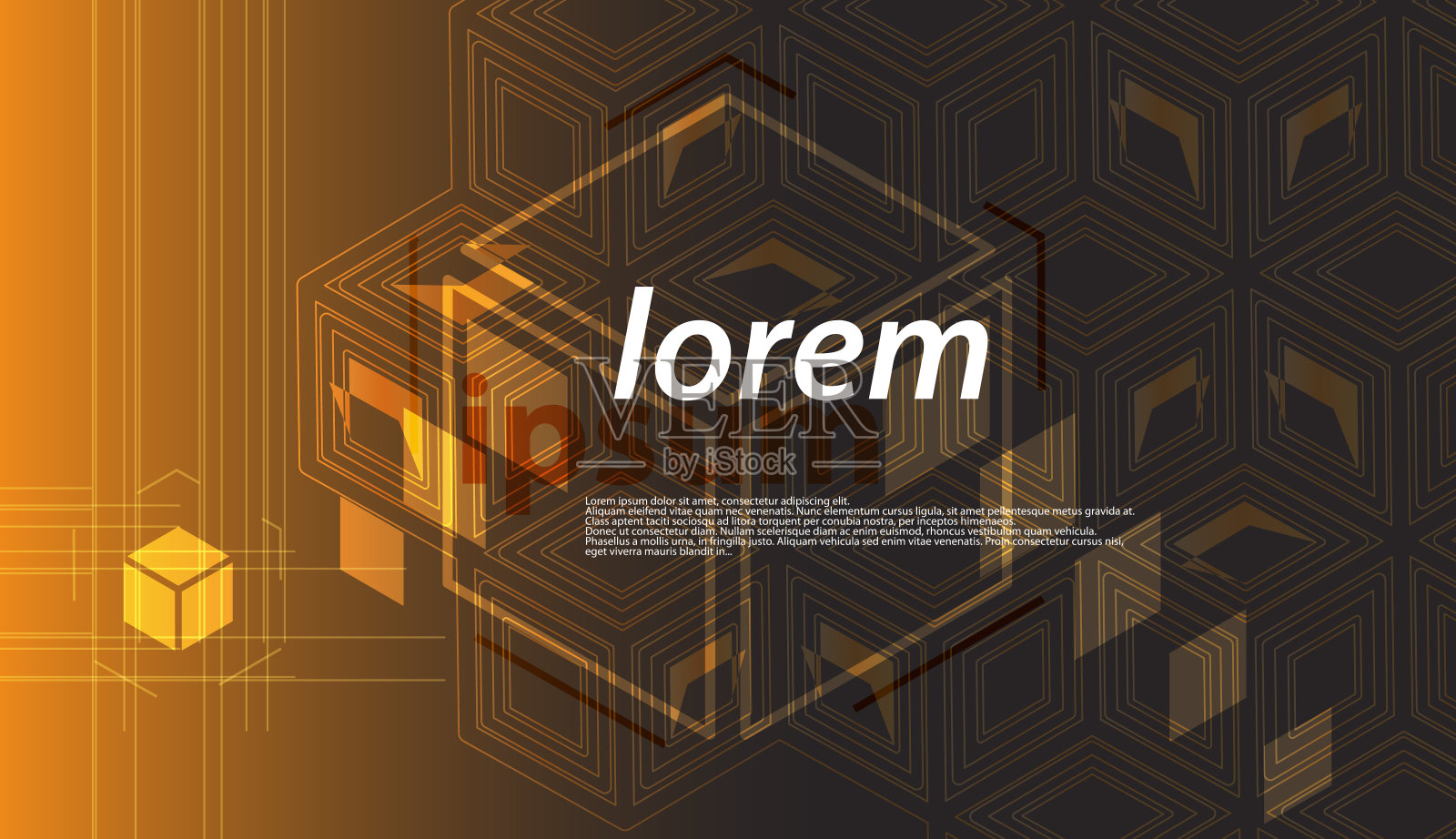 抽象的几何背景。模板横幅，海报，演示，小册子，年度报告，网站。矢量插图。设计模板素材