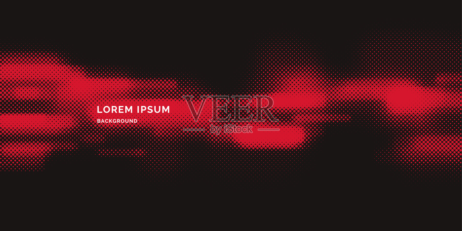 单色印刷光栅，抽象矢量半色调背景。插画图片素材