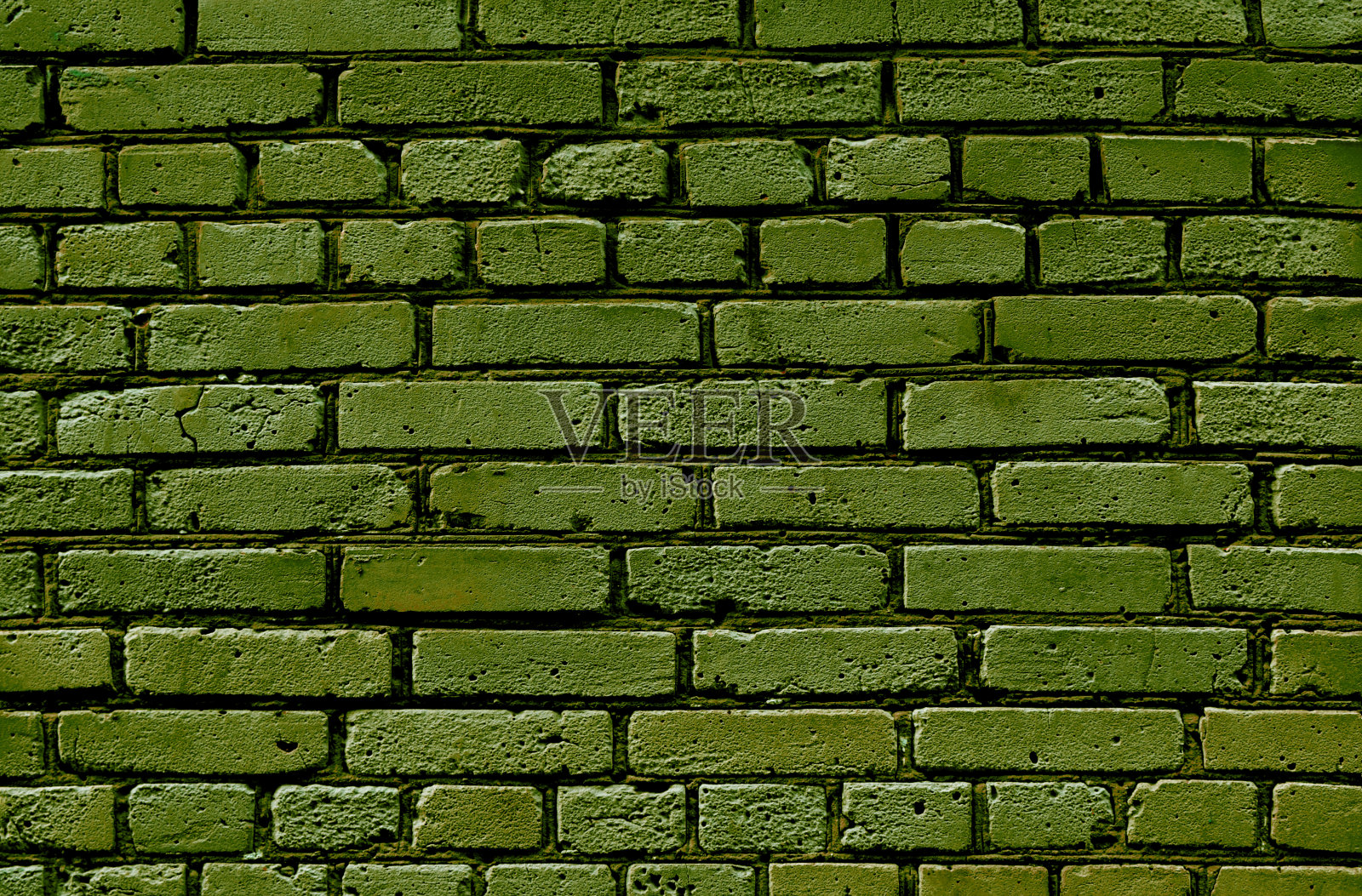 绿色砖墙纹理背景照片摄影图片