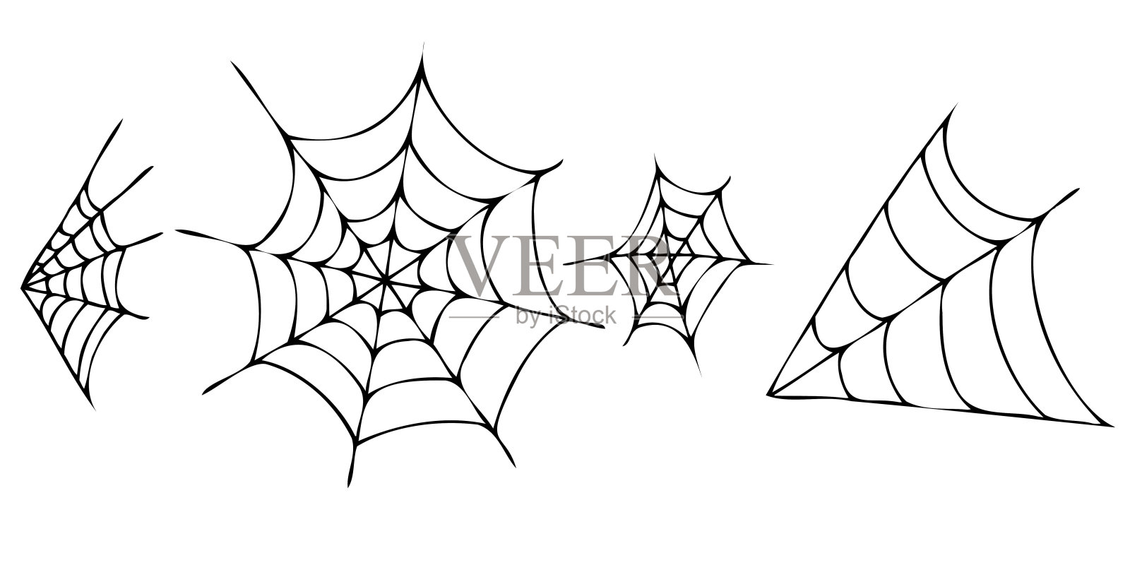 网页，矢量装饰元素，着色书插画图片素材