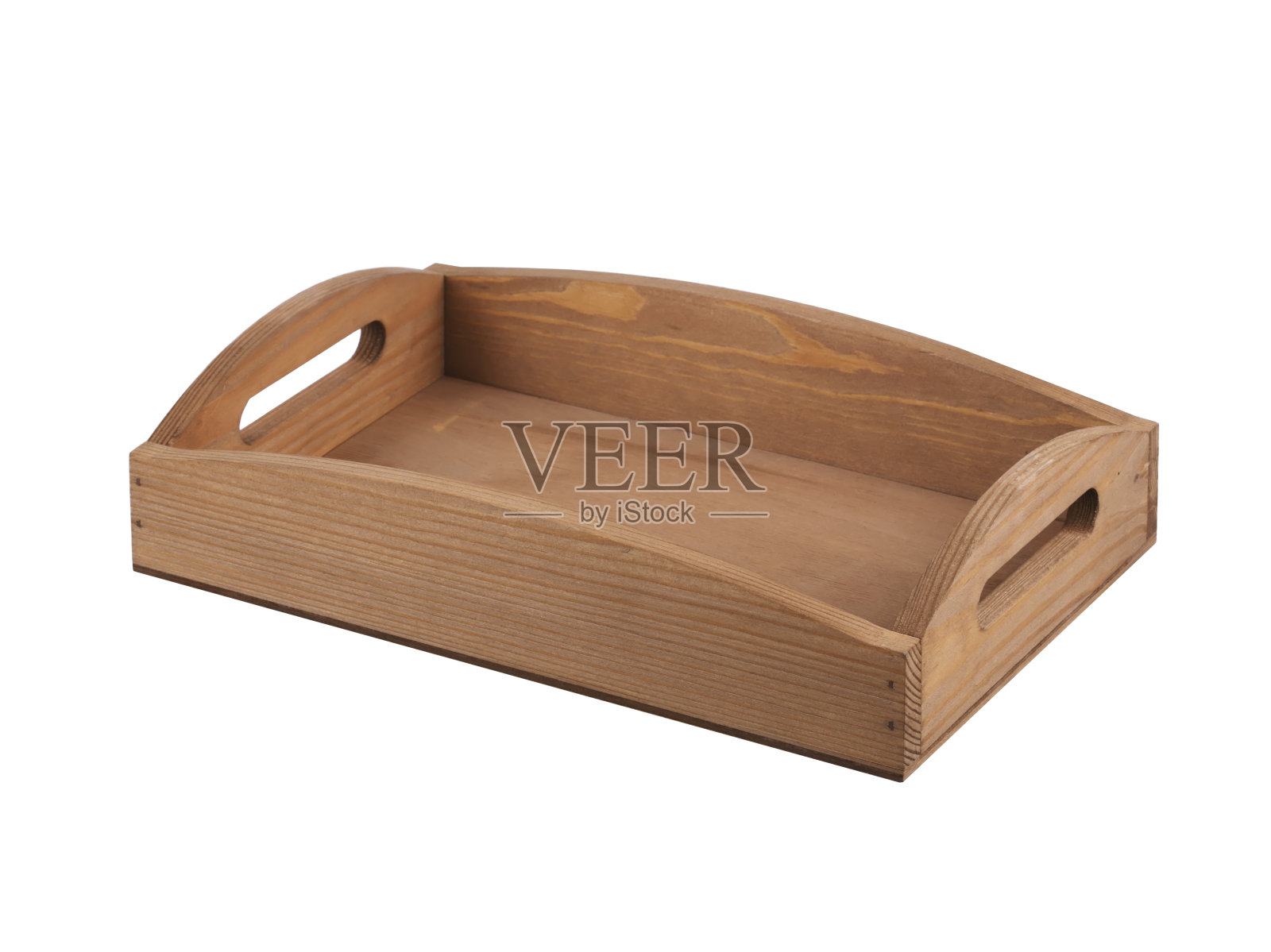 白色背景上的木箱。托盘。照片摄影图片