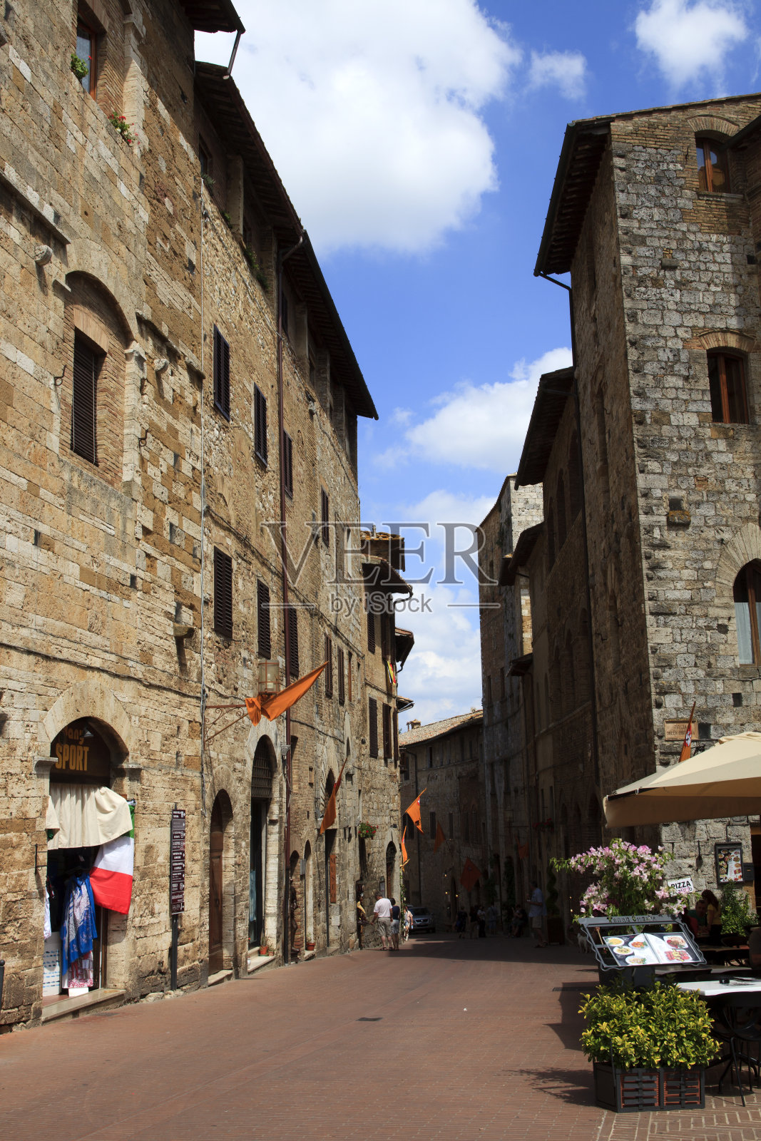 圣吉米尼亚诺，托斯卡纳，意大利照片摄影图片