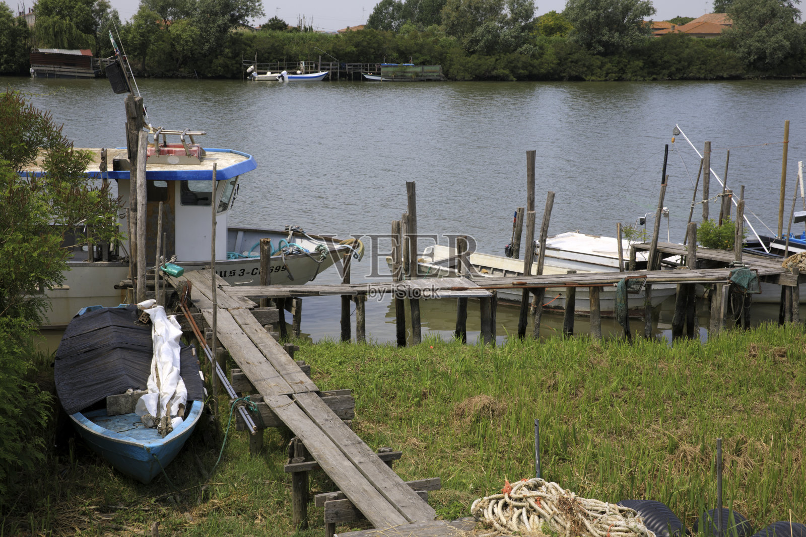 波河，三角洲地区公园，艾米利亚罗马涅，意大利照片摄影图片