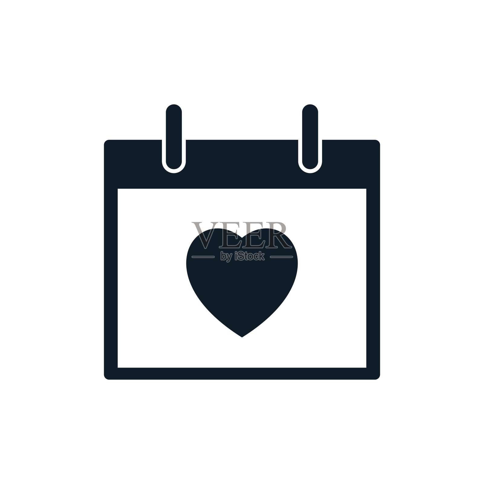 日历图标矢量标志插图插画图片素材