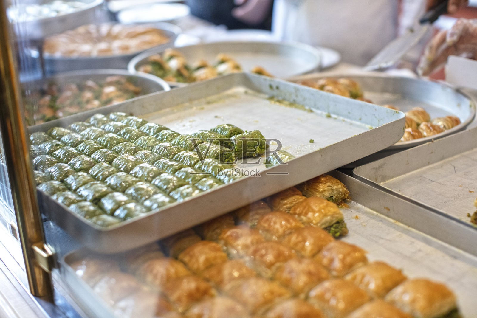 传统土耳其甜点照片摄影图片