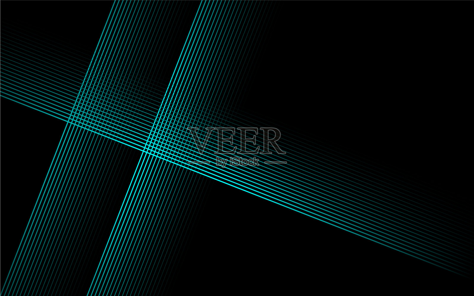 抽象豪华霓虹发光线条魔幻能量插画图片素材