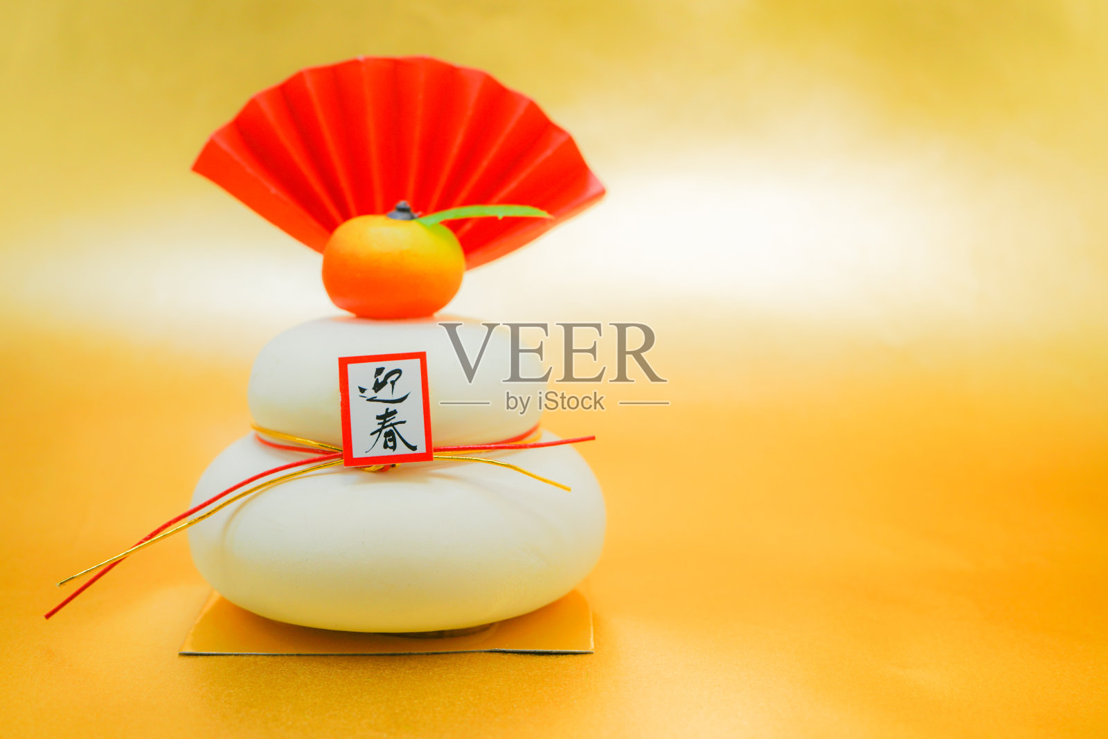 神神麻糬的形象(年卡材质)照片摄影图片