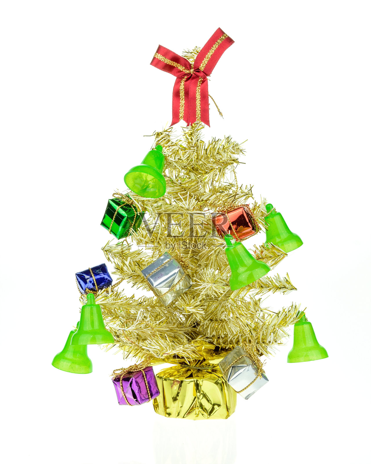 圣诞树及装饰品照片摄影图片