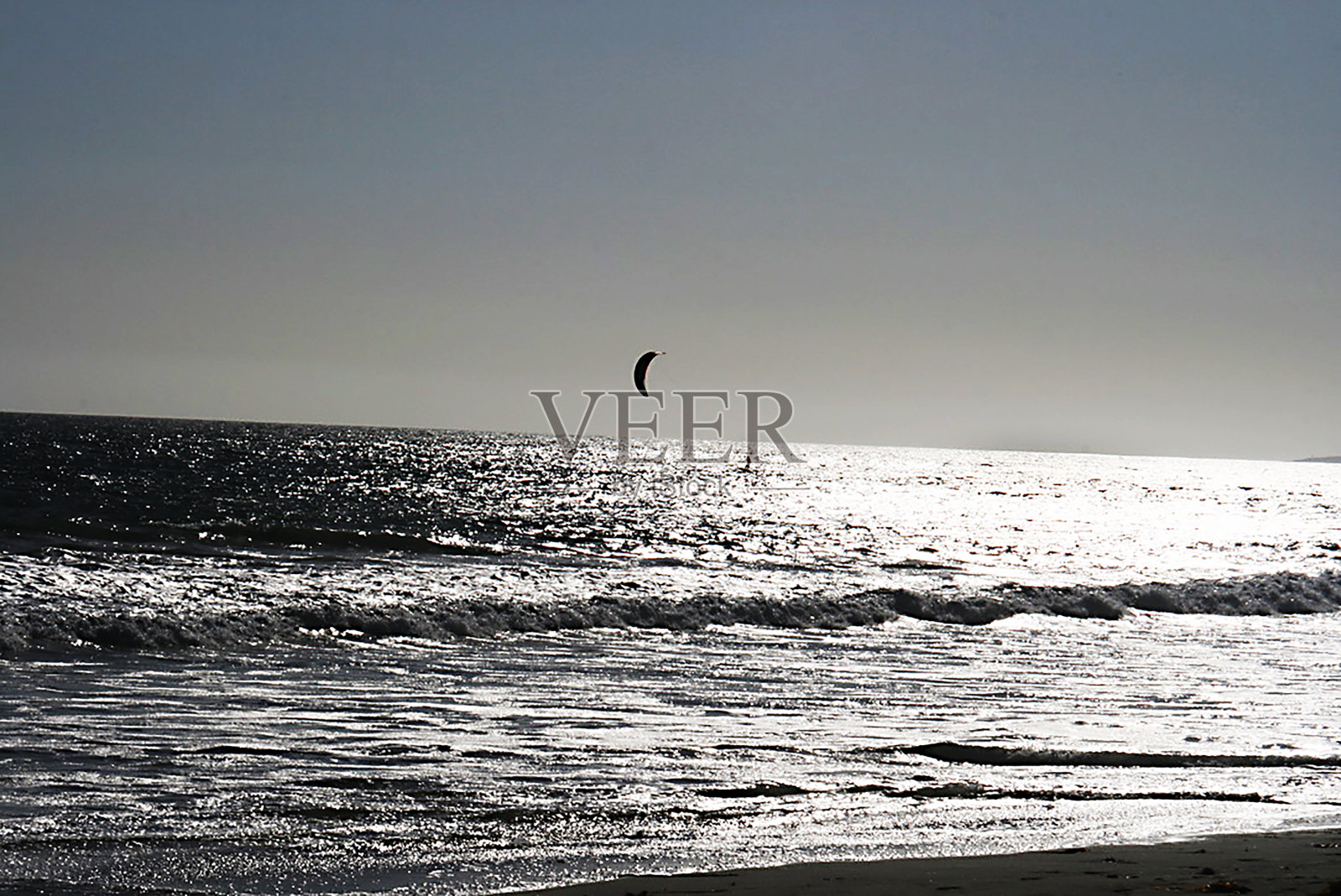 风筝冲浪马里布照片摄影图片