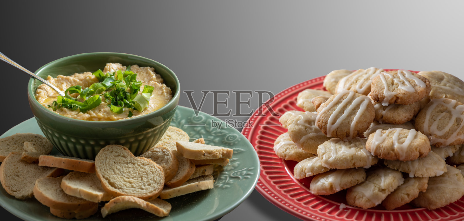 天然素食食品和甜点。健康和美味的照片摄影图片