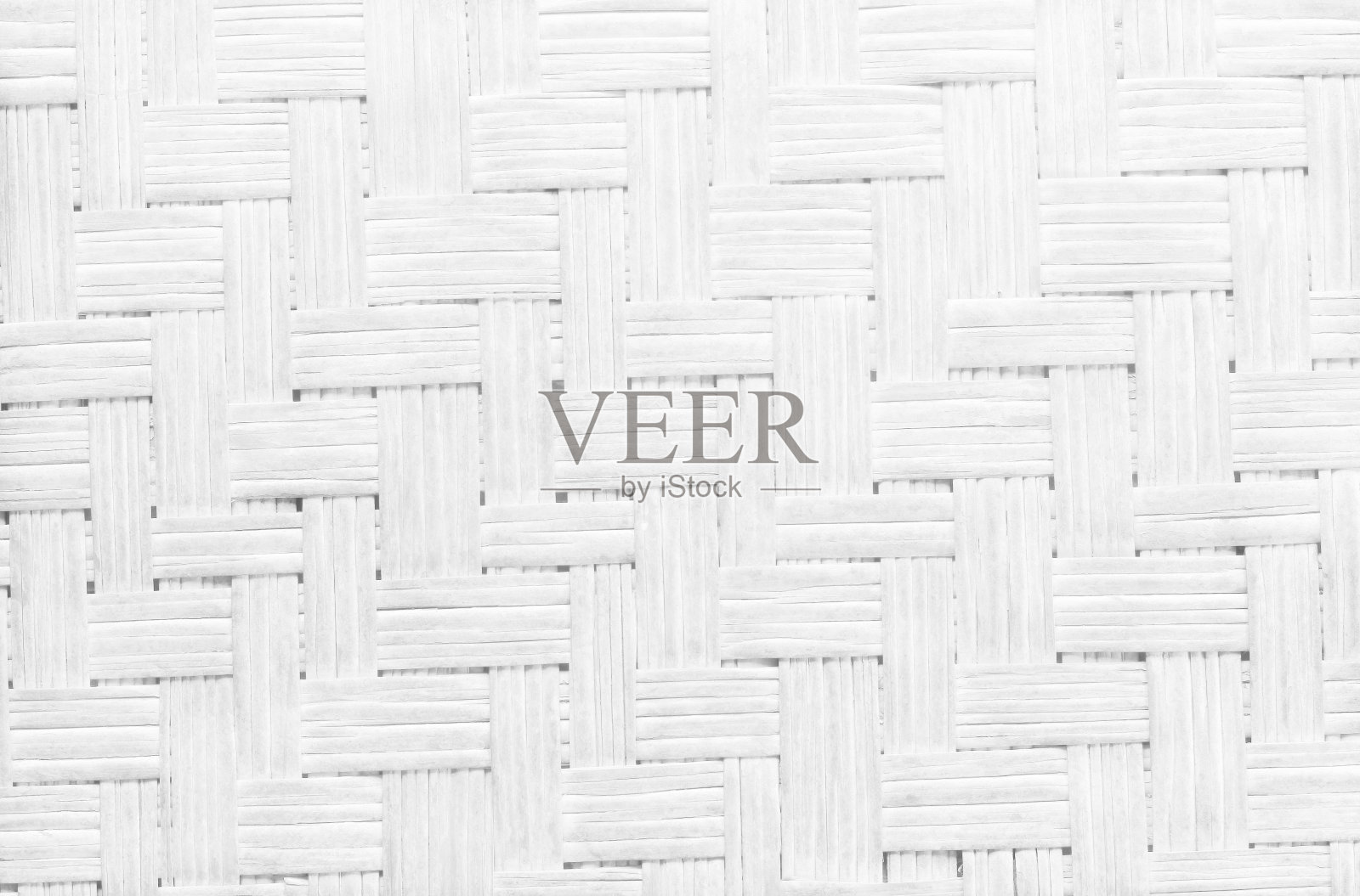 白灰竹编图案，老藤织墙纹理为背景和设计艺术作品。照片摄影图片