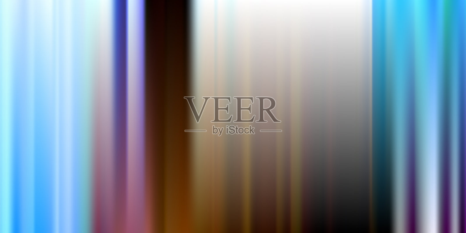 彩虹色的模糊梯度设计模板素材