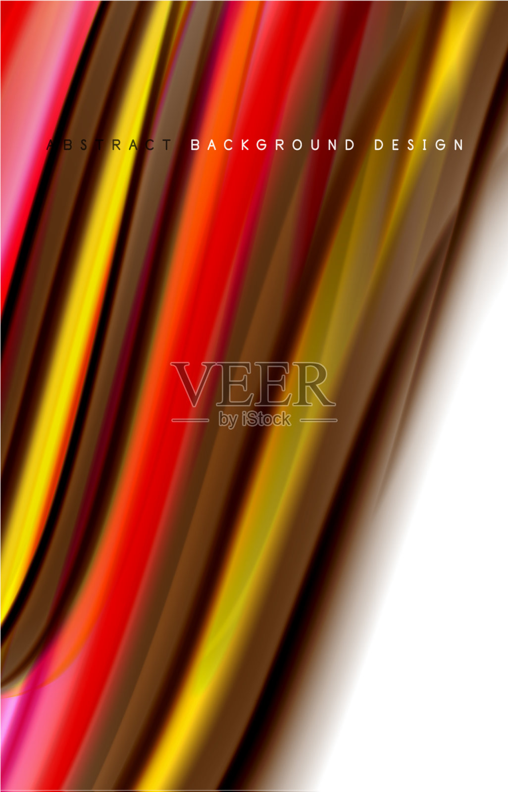 抽象背景-流体颜色梯度波插画图片素材