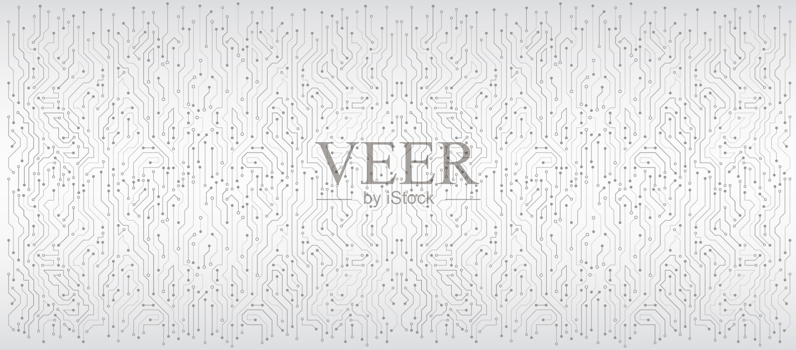 宽高新技术背景纹理。电路板矢量插图。向量的电子通信。插画图片素材
