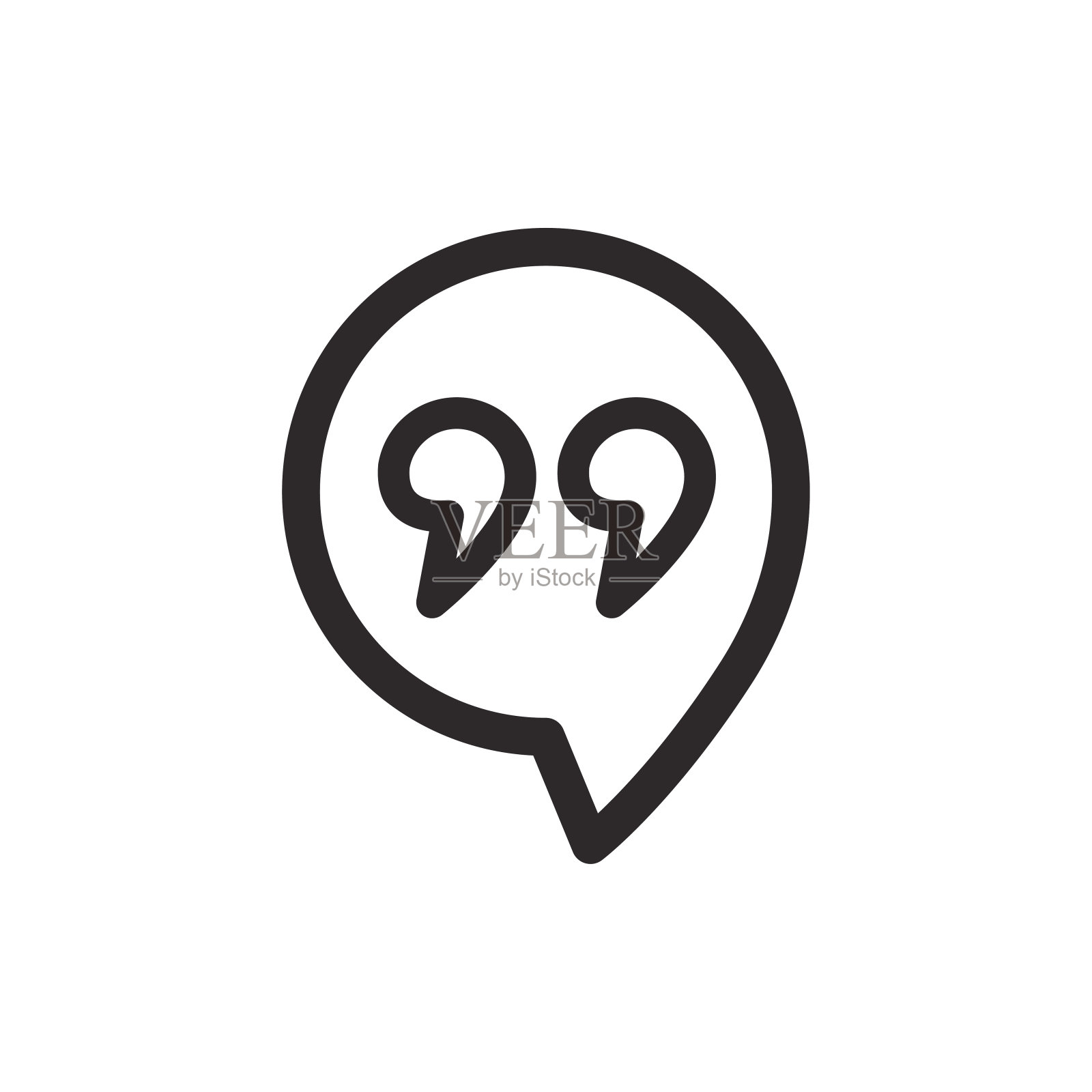 引用图标矢量设计模板插画图片素材