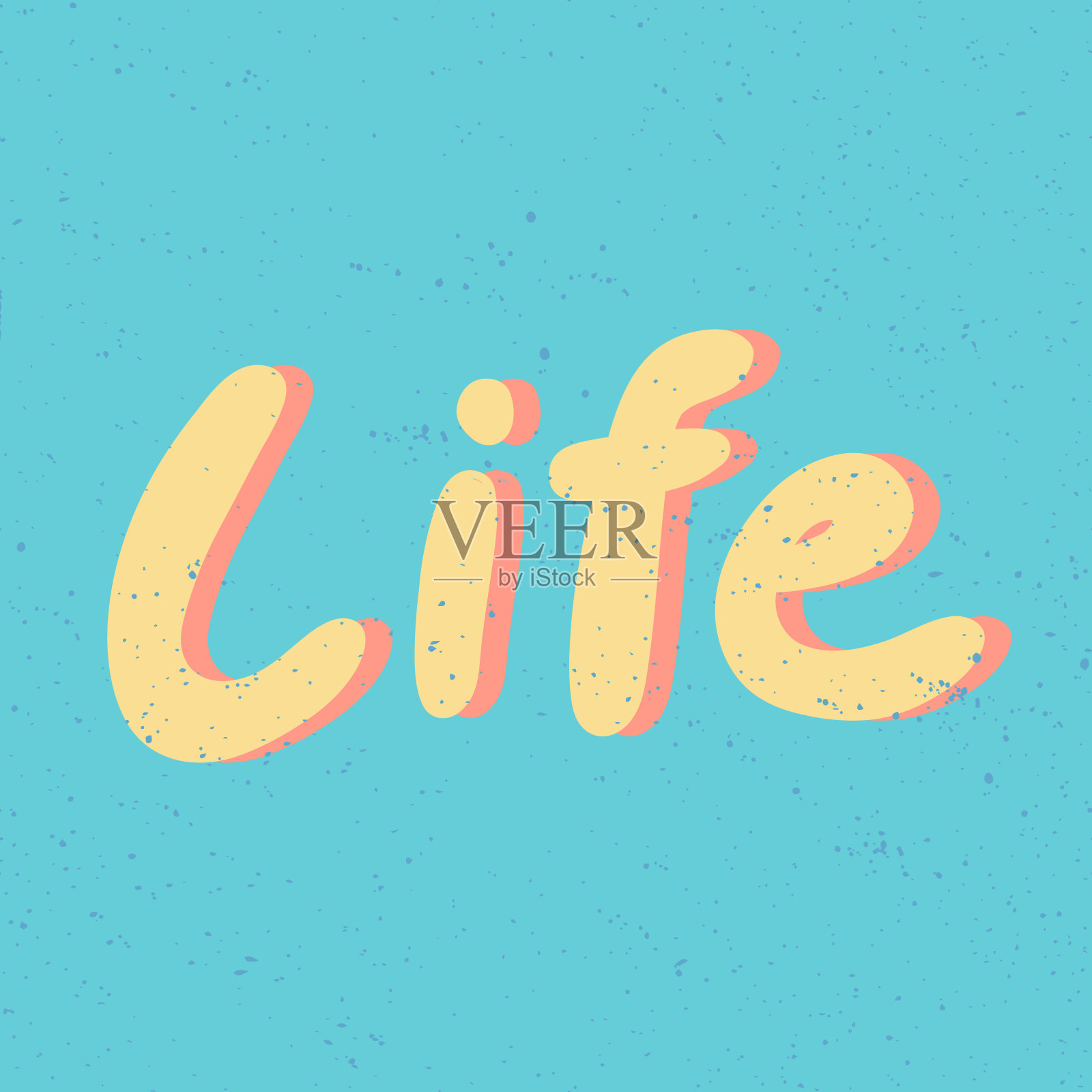 的生活。社交媒体内容的贴纸。矢量手绘插图设计。插画图片素材