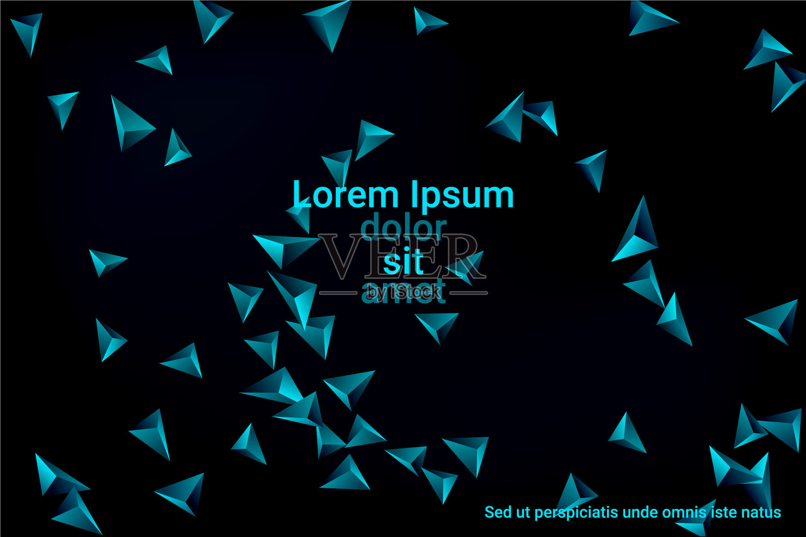 三角形的背景插画图片素材