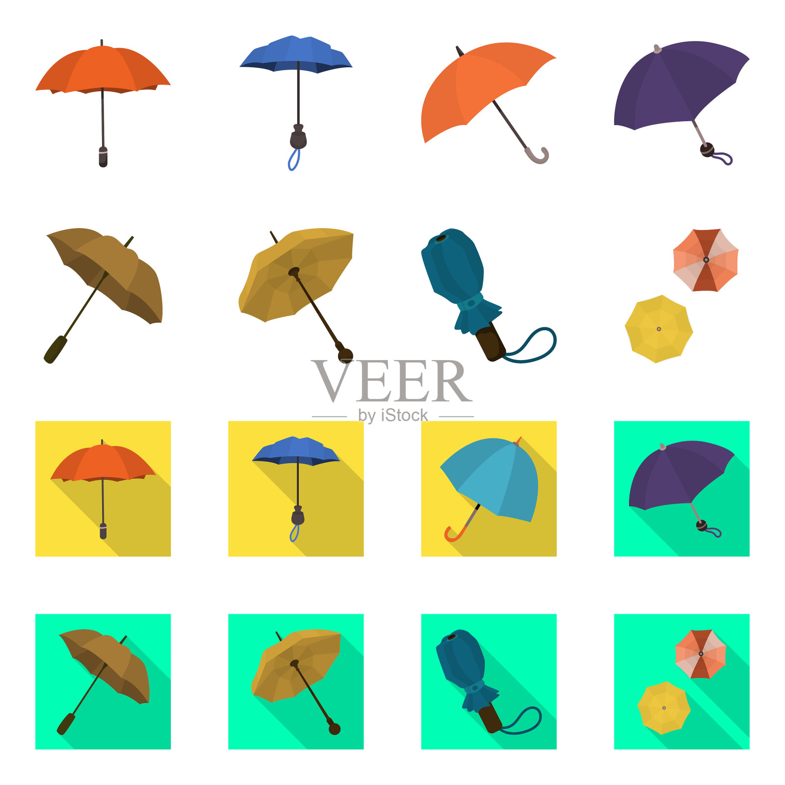 保护和封闭标志插画图片素材