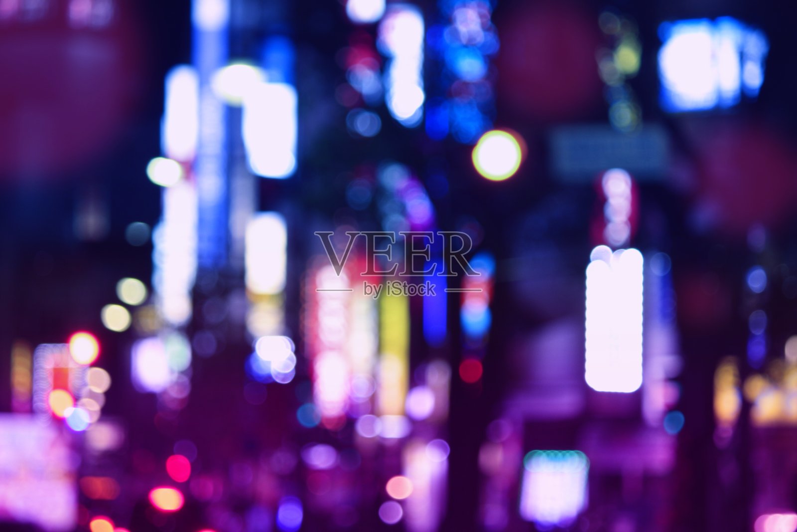 摘要城市灯光照片摄影图片