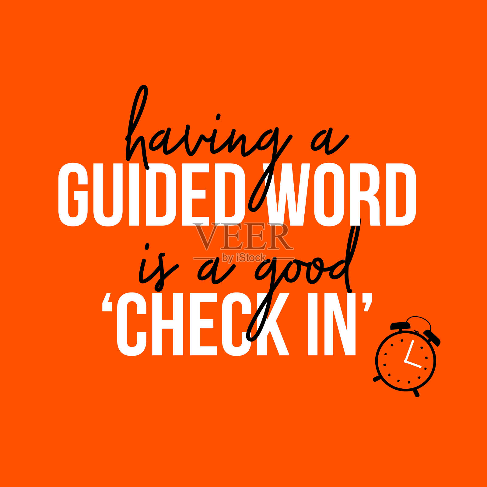 有一个引导词是一个很好的“检查”-流设计元素图片