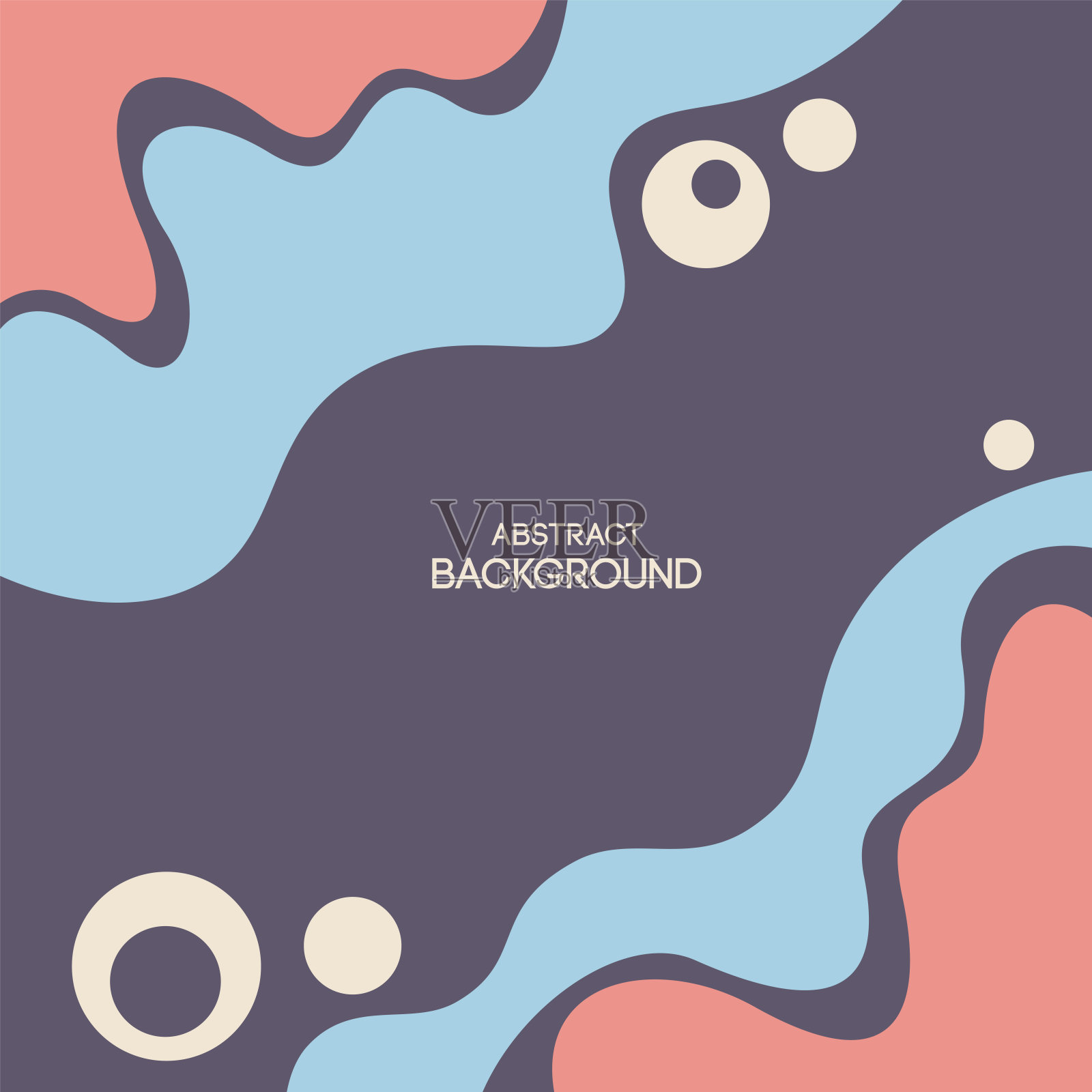 抽象液体形状背景。平滑的几何形状组成。插画图片素材